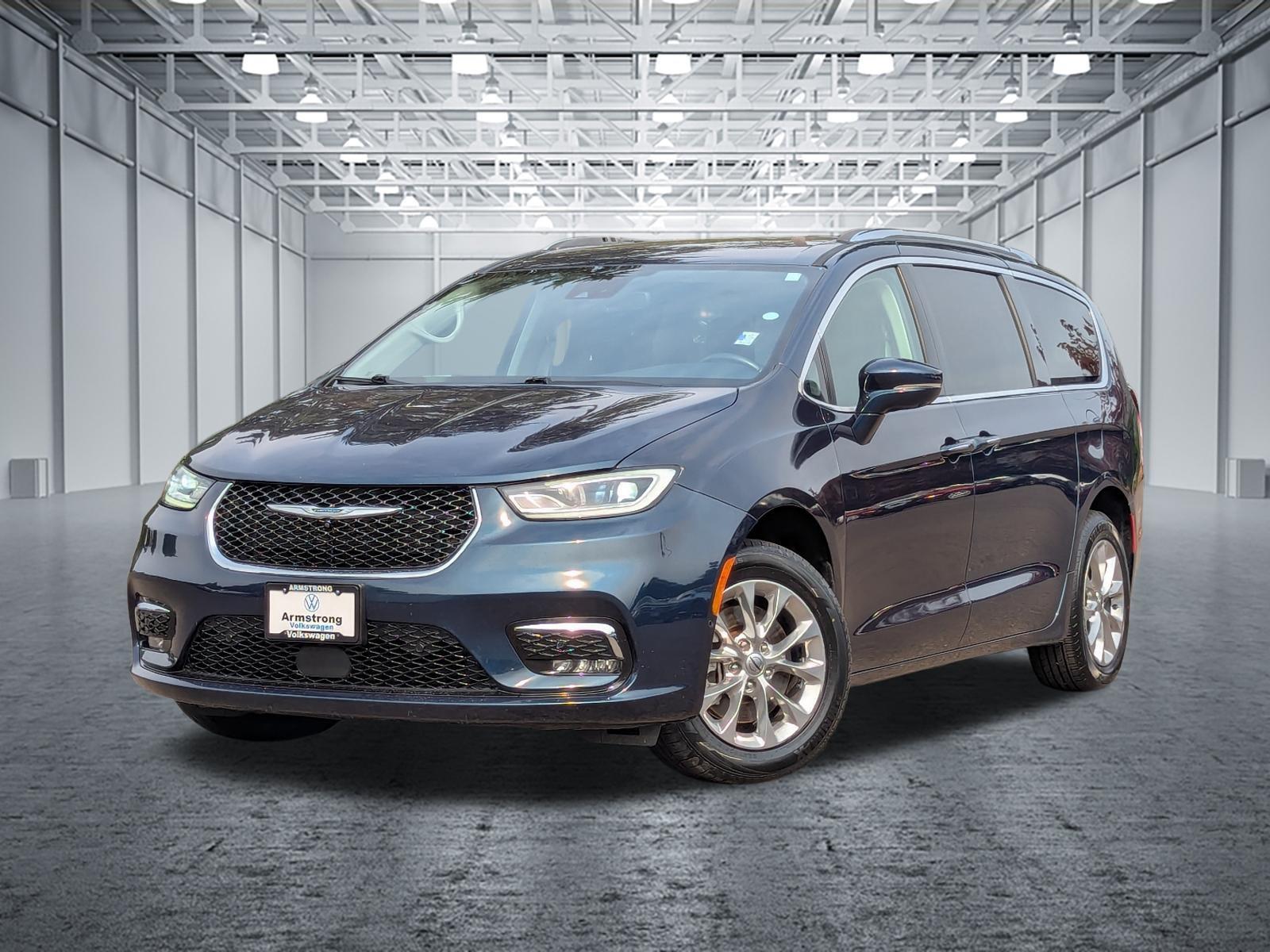 Fathom Blue Pearlcoat 2021 Chrysler Pacifica Minivan All-Wheel Drive 9-Speed Automatic