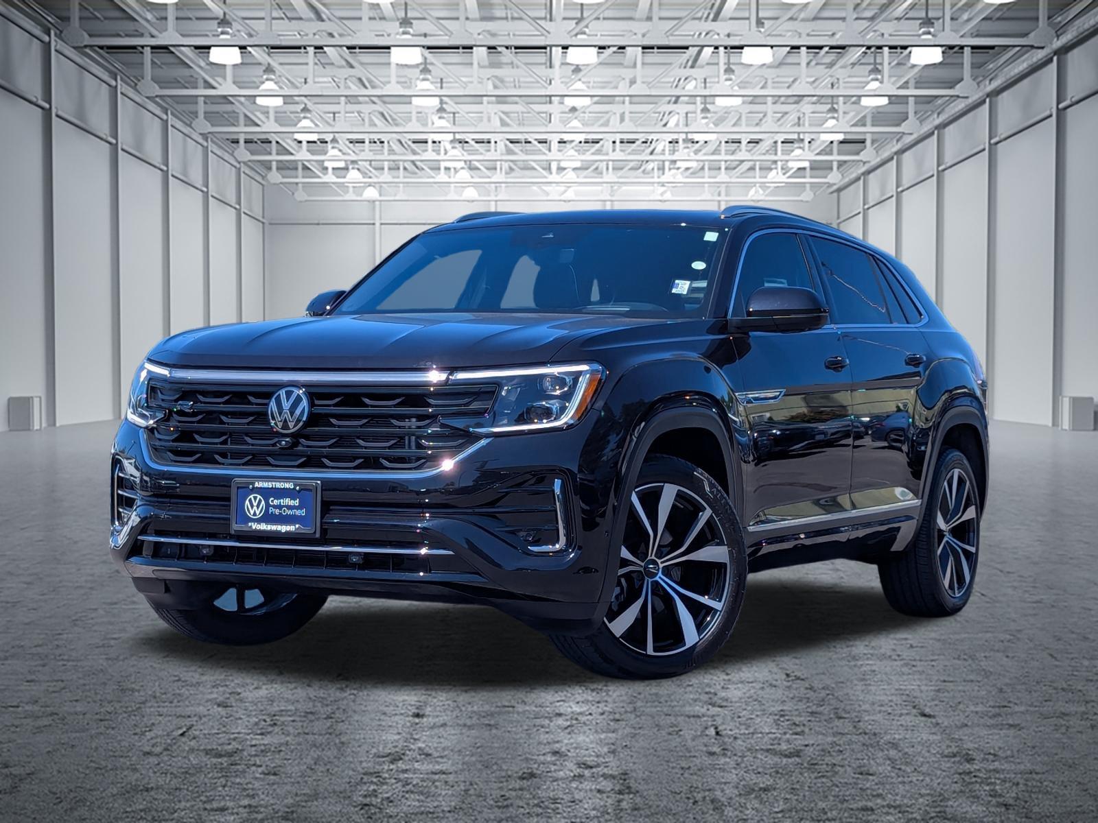 Deep Black Pearl 2024 Volkswagen Atlas Cross Sport SUV / Crossover All-Wheel Drive Automatic