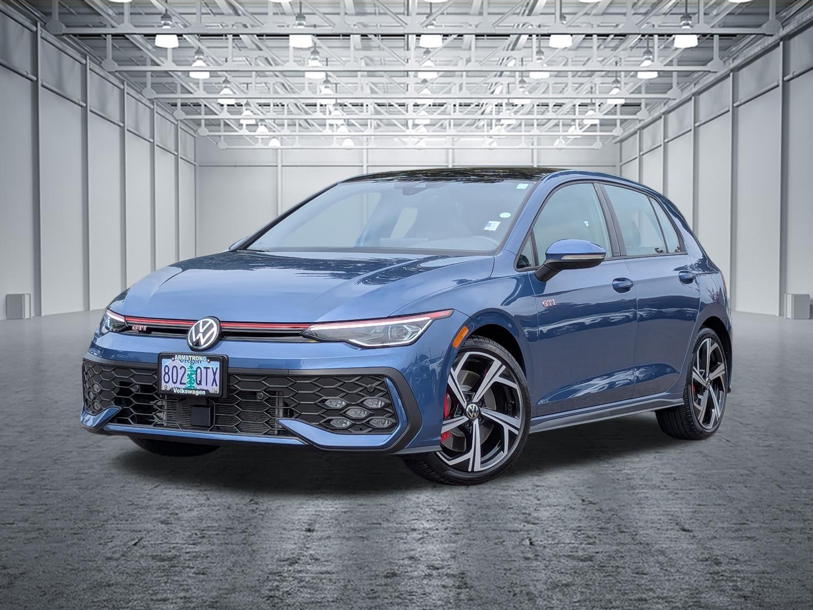 Slate Blue Metallic 2025 Volkswagen Golf GTI Hatchback Front-Wheel Drive Automatic