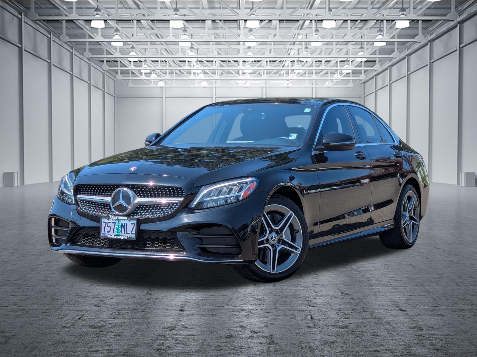 Black 2020 Mercedes-Benz C-Class Sedan All-Wheel Drive Automatic