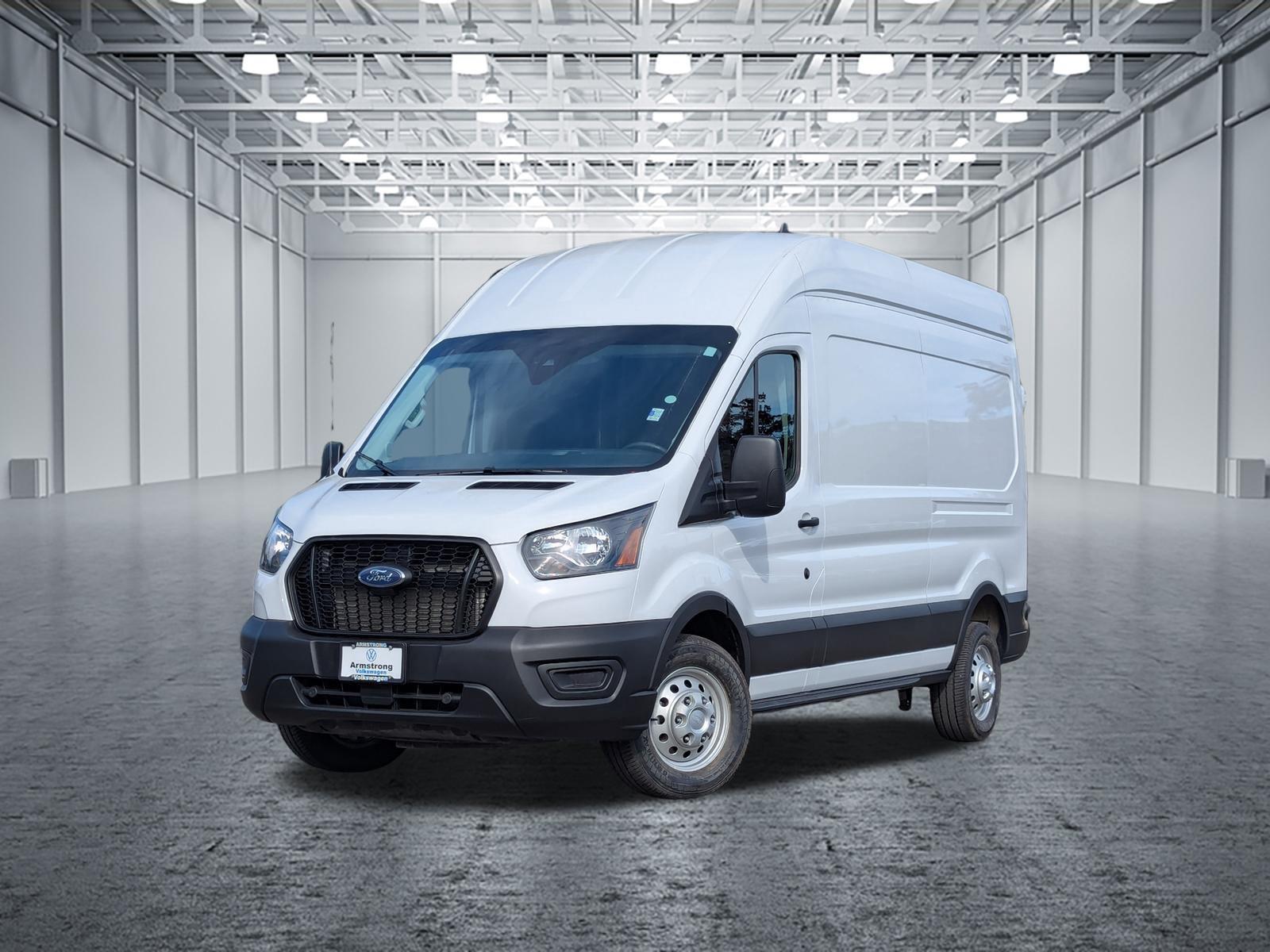 Oxford White 2025 Ford Transit Cargo Van All-Wheel Drive