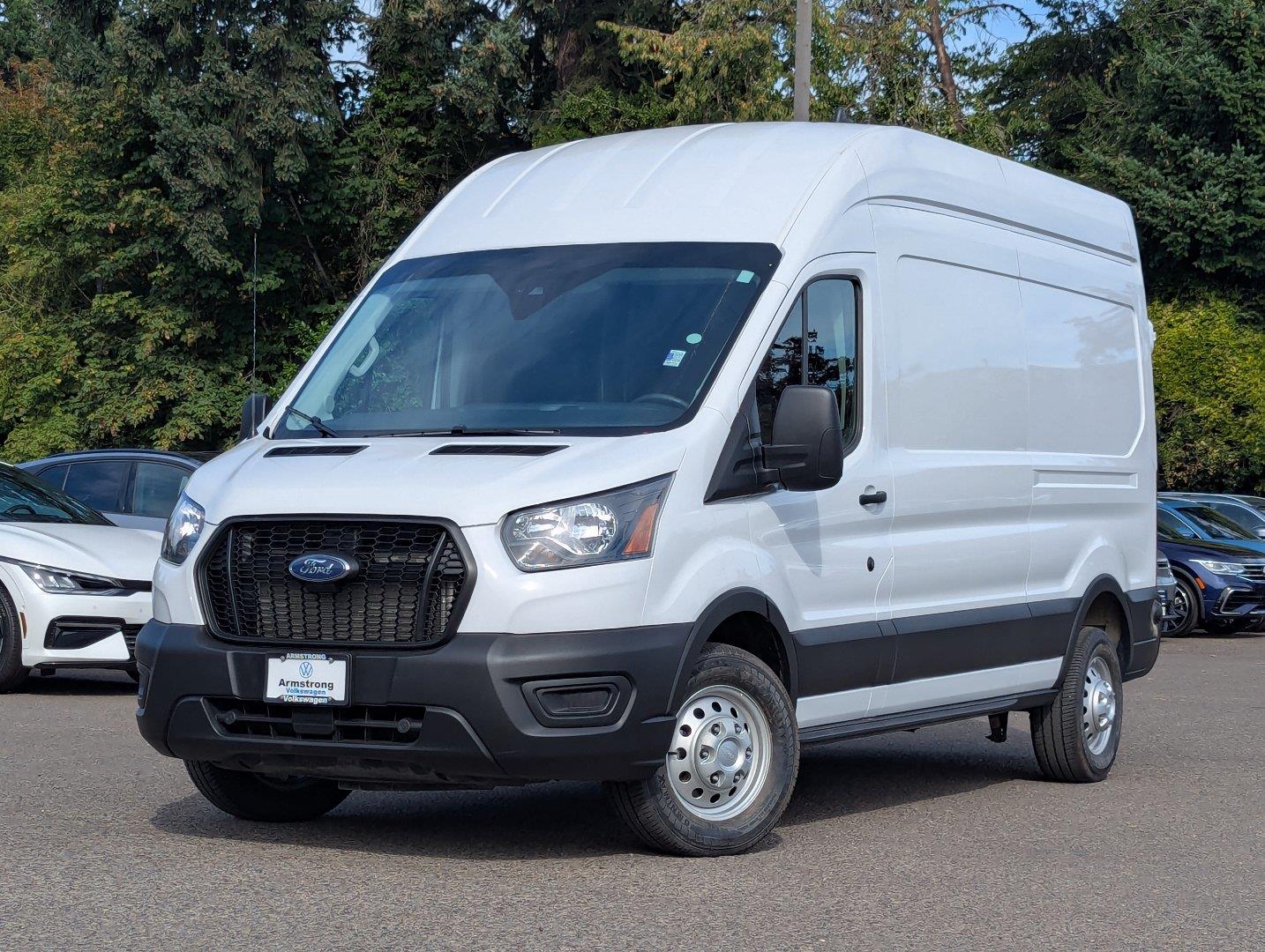 Oxford White 2025 Ford Transit Cargo Van All-Wheel Drive