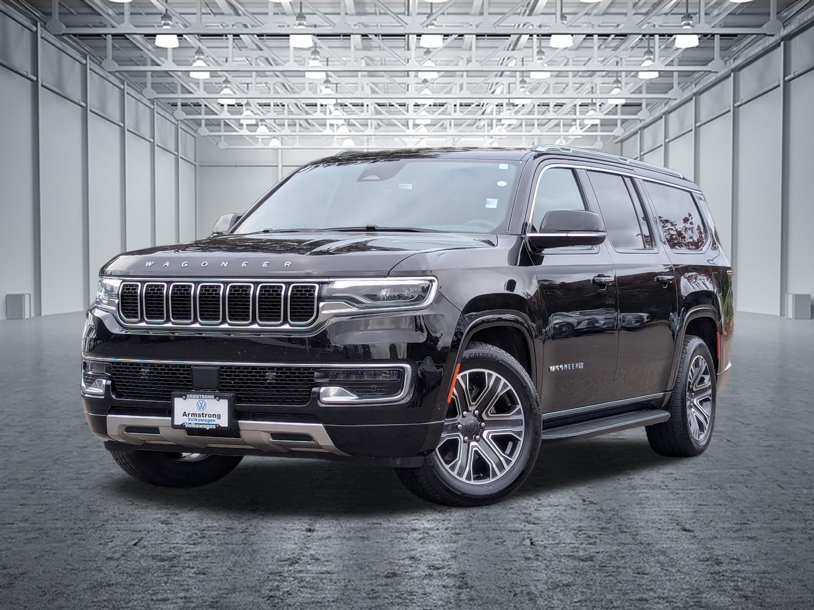 Diamond Black Crystal Pearlcoat 2024 Jeep Wagoneer L SUV / Crossover Four-Wheel Drive 8-Speed Automatic