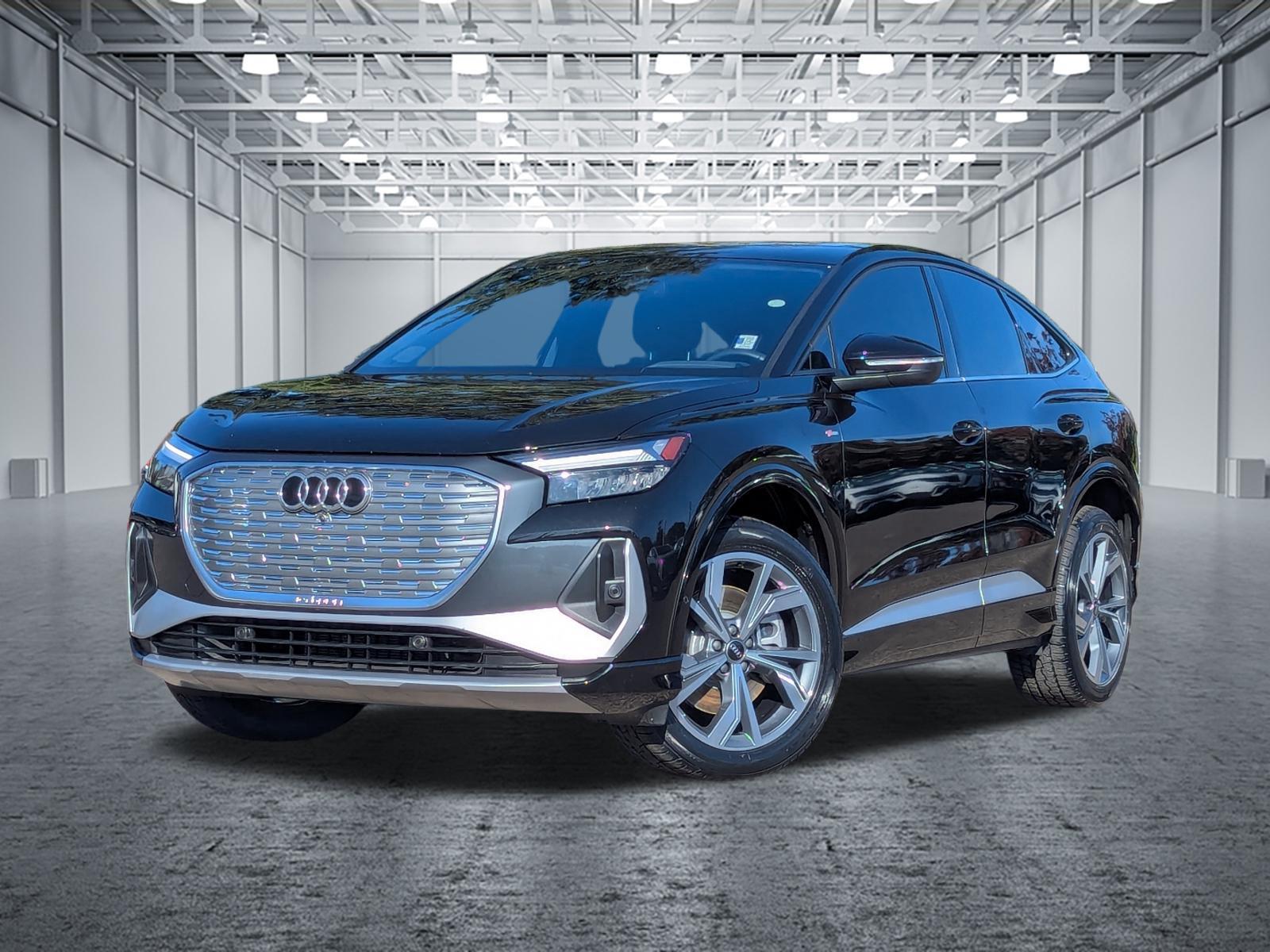 Mythos Black Metallic 2023 Audi Q4 e-tron Sportback Sedan All-Wheel Drive Automatic