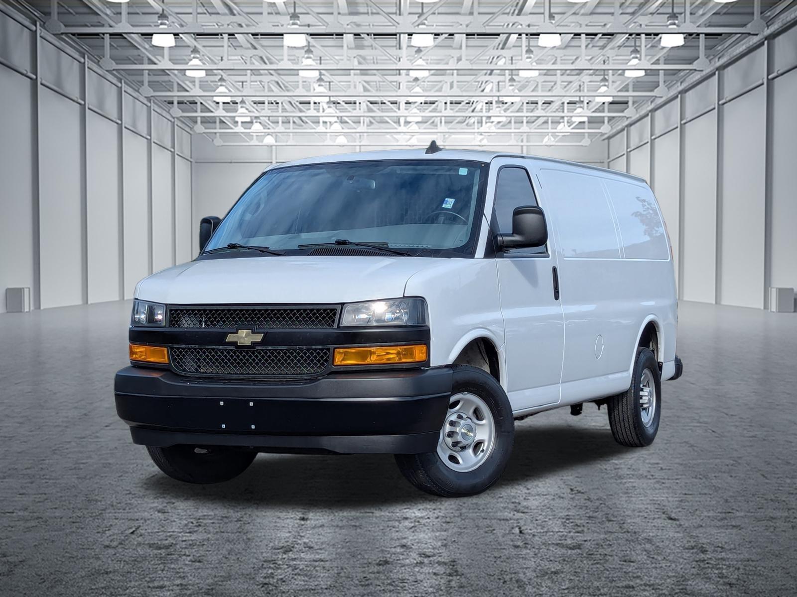 Summit White 2022 Chevrolet Express Cargo Van Rear-Wheel Drive 8-Speed Automatic