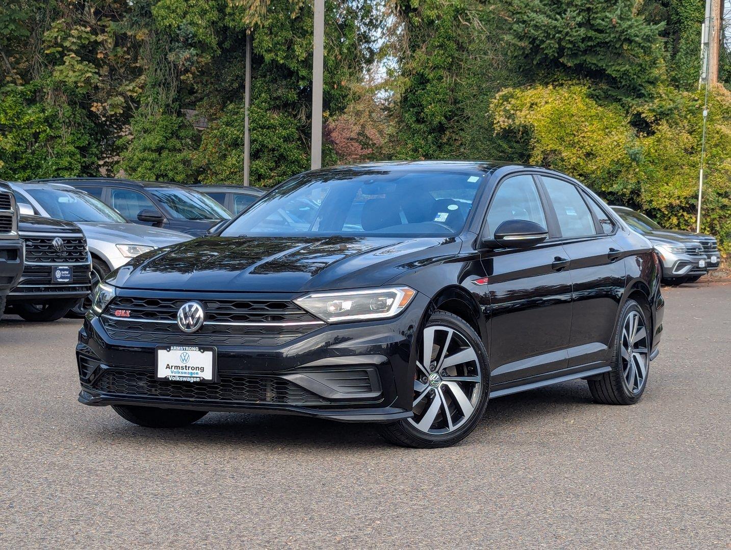 Deep Black Pearl 2021 Volkswagen Jetta GLI Sedan Front-Wheel Drive Automatic