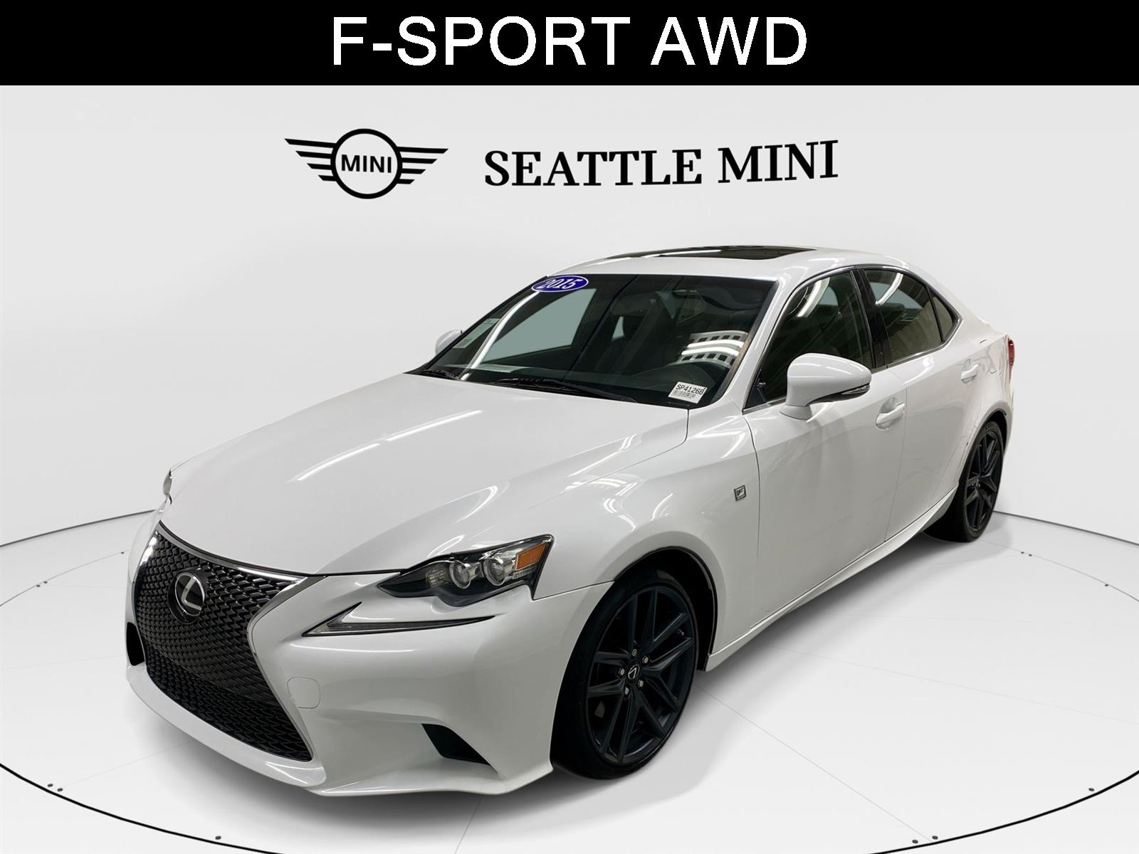 Ultra White 2015 Lexus IS 250 Crafted Line Sedan AWD Sedan All-Wheel Drive 6-Speed Automatic
