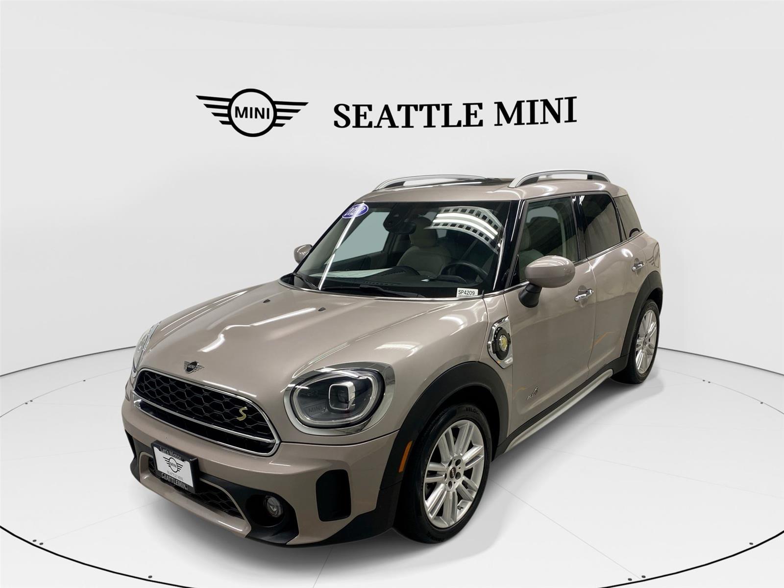 Gray (Rooftop Grey Metallic) 2023 MINI Countryman Hybrid Plug-in Cooper SE ALL4 AWD SUV / Crossover All-Wheel Drive 6-Speed Automatic