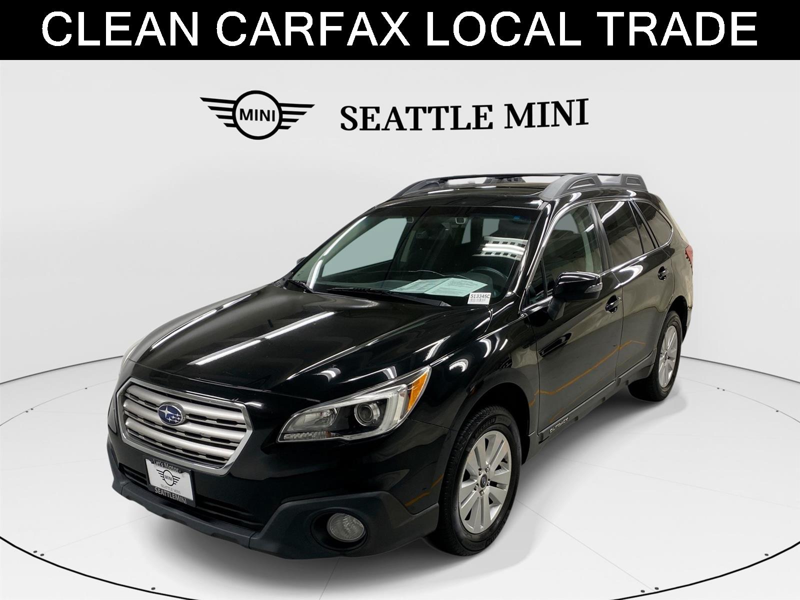 Crystal Black Silica 2017 Subaru Outback 2.5i Premium AWD Wagon All-Wheel Drive Automatic