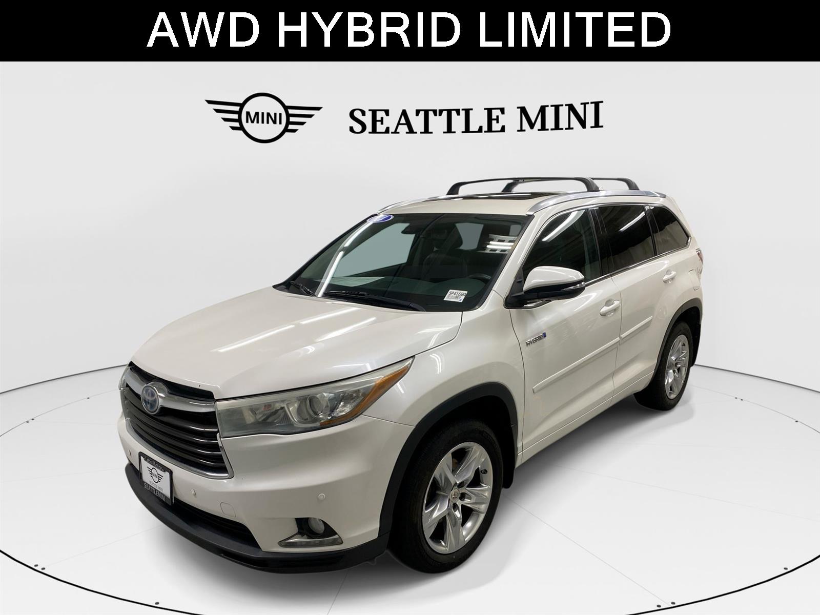 White (Blizzard Pearl) 2014 Toyota Highlander Hybrid Limited SUV / Crossover All-Wheel Drive Continuously Variable Transmission