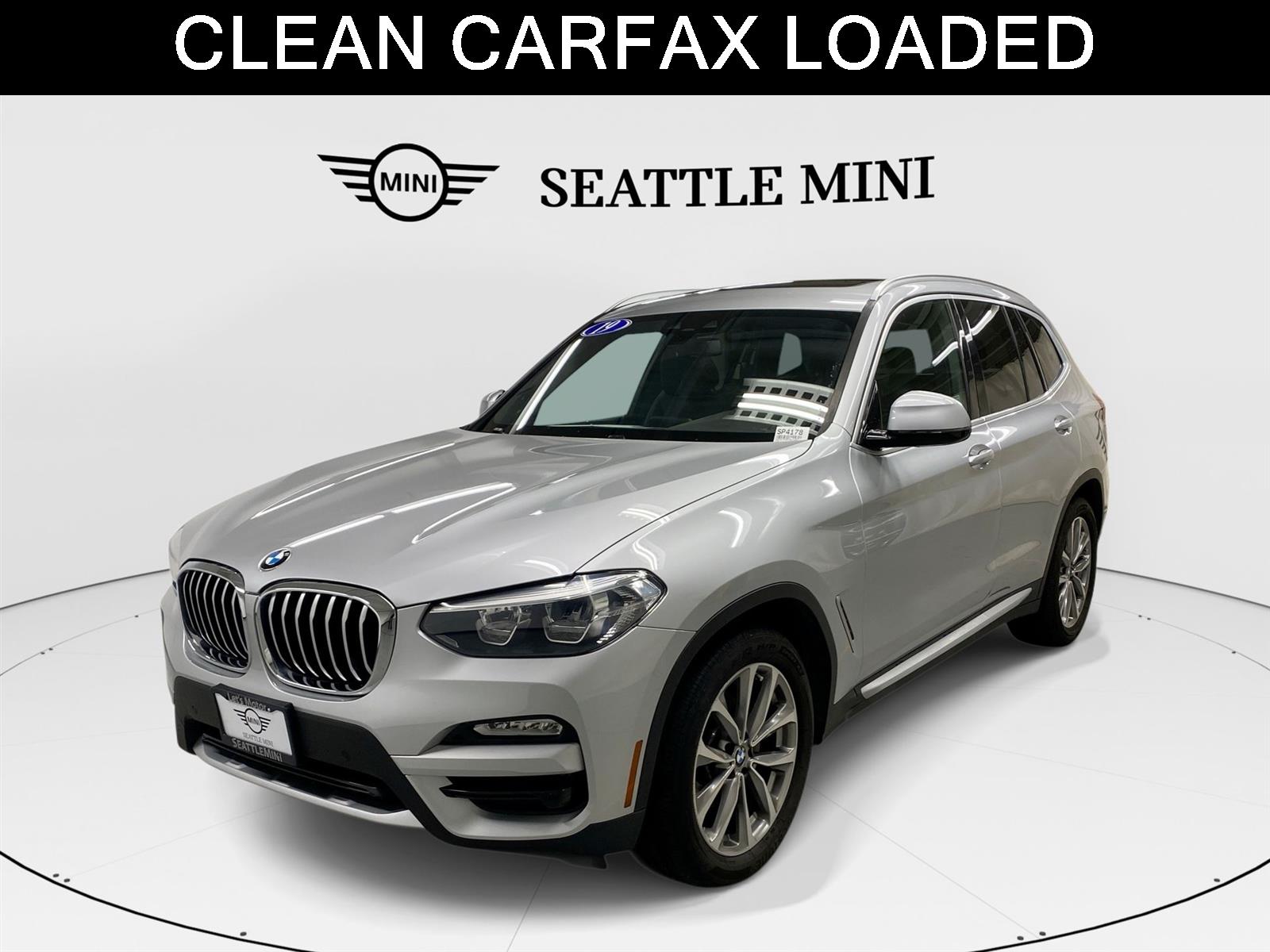 Glacier Silver Metallic 2019 BMW X3 SUV / Crossover Rear-Wheel Drive 8-Speed Automatic