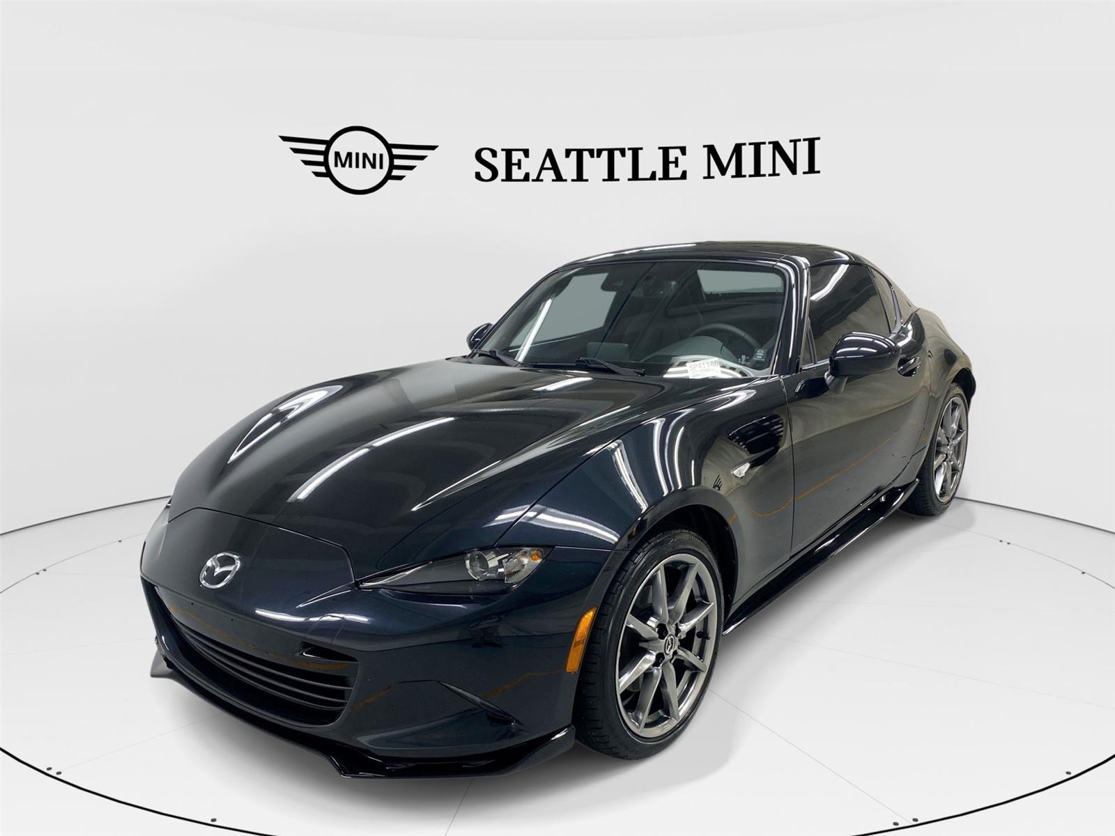 Jet Black Mica 2023 Mazda MX-5 Miata RF Grand Touring RWD Convertible Rear-Wheel Drive Manual