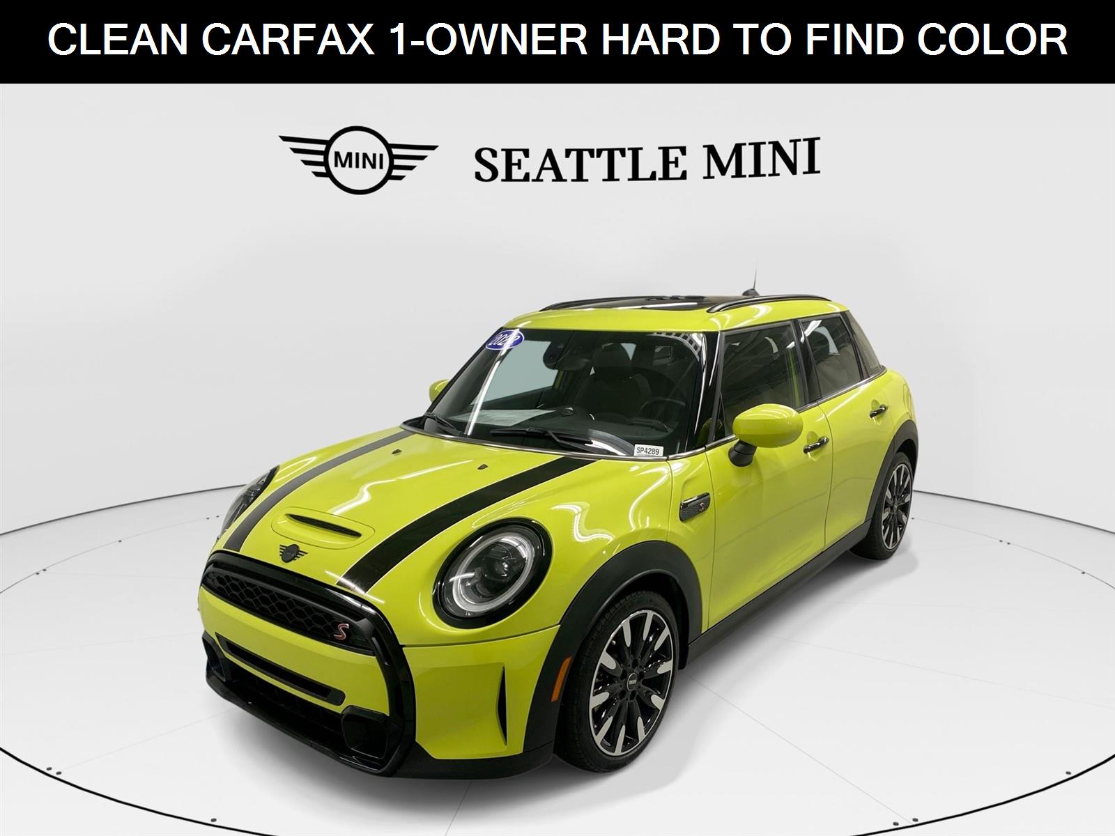 Zesty Yellow 2023 MINI Cooper Hatchback Front-Wheel Drive 7-Speed Dual Clutch
