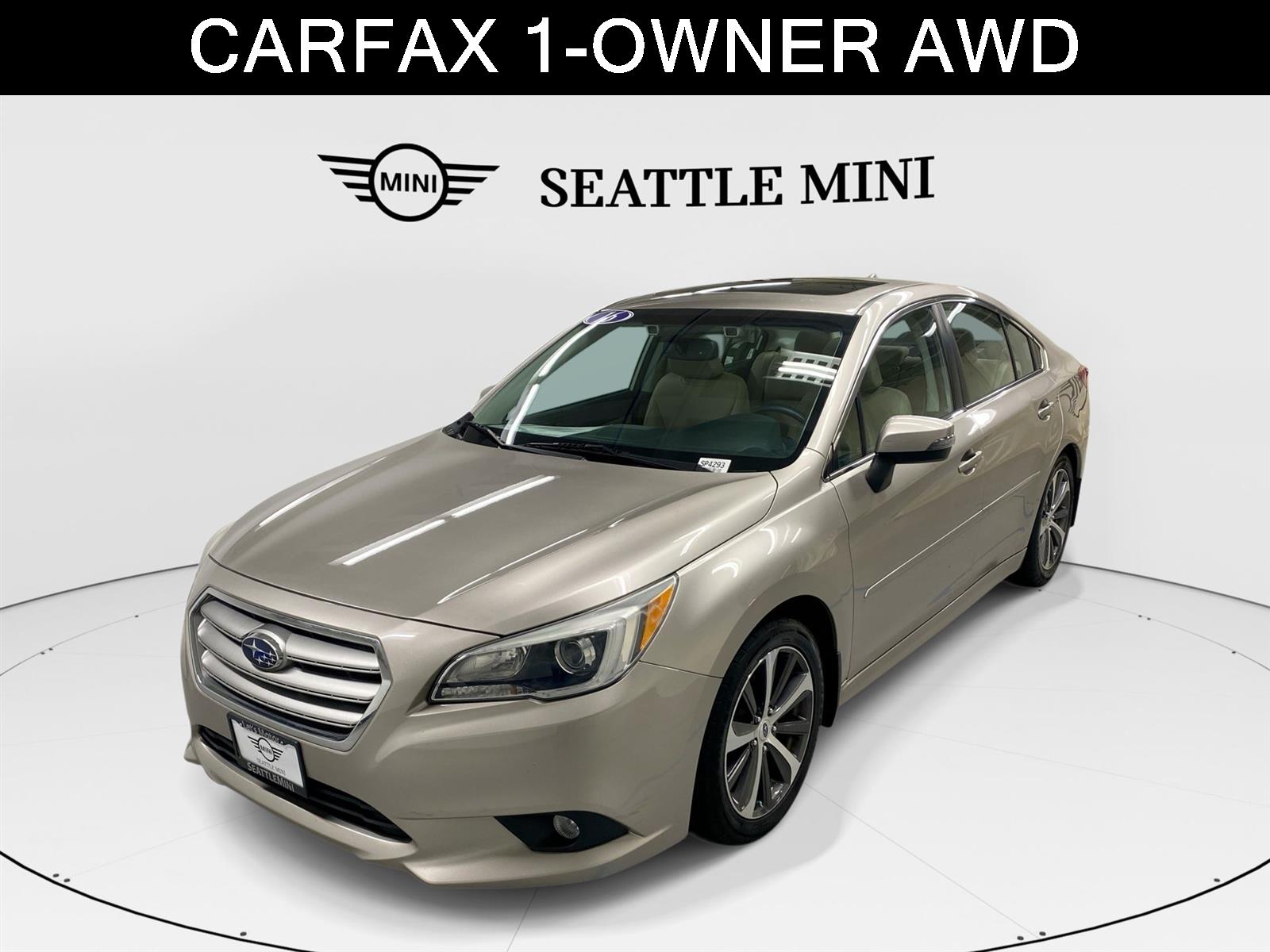 Gray (Tungsten Metallic) 2016 Subaru Legacy 2.5i Limited AWD Sedan All-Wheel Drive Continuously Variable Transmission