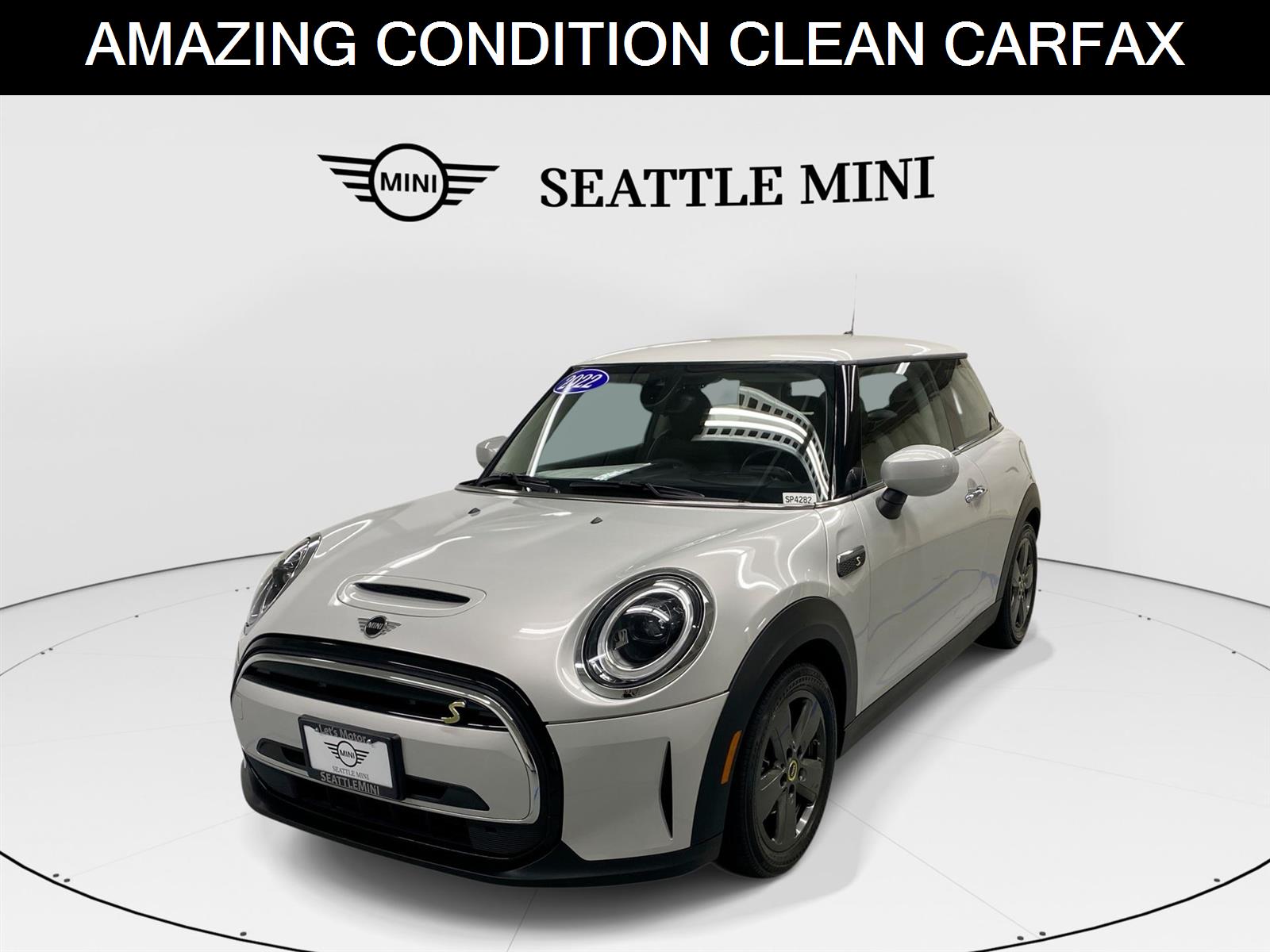 White Silver Metallic 2022 MINI Cooper Hatchback Front-Wheel Drive 1-Speed Automatic