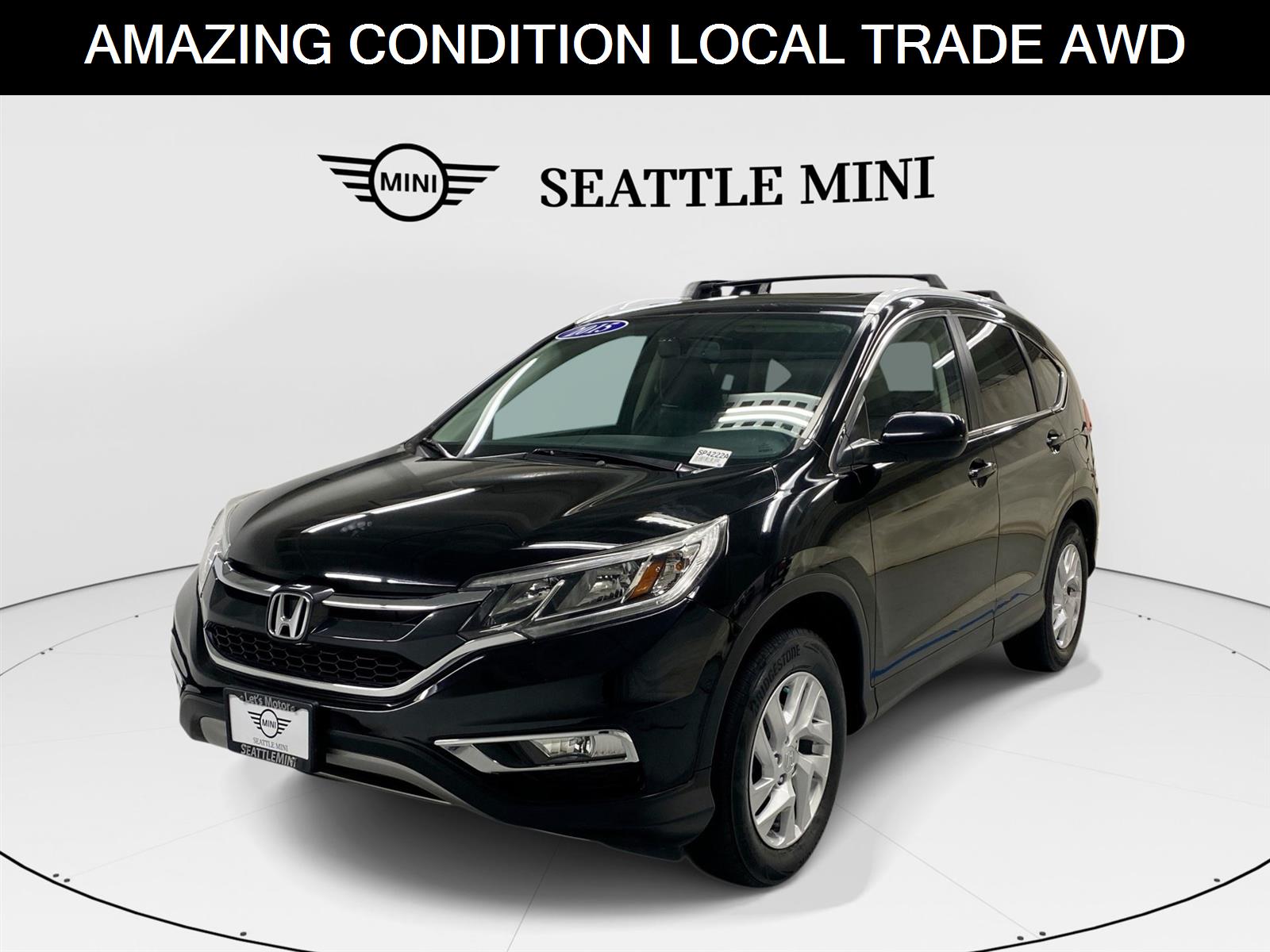 Black 2015 Honda CR-V SUV / Crossover Continuously Variable Transmission