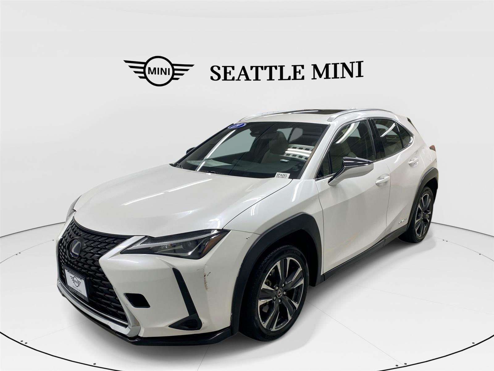 Eminent White Pearl 2019 Lexus UX Hybrid SUV / Crossover All-Wheel Drive Continuously Variable Transmission