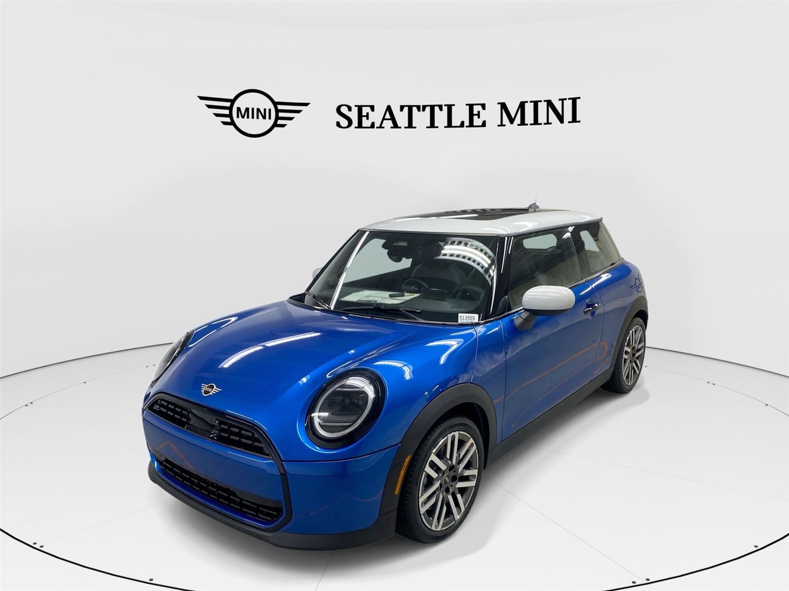 Icy Sunshine Blue Metallic 2026 MINI Cooper Hatchback Front-Wheel Drive 7-Speed Automatic