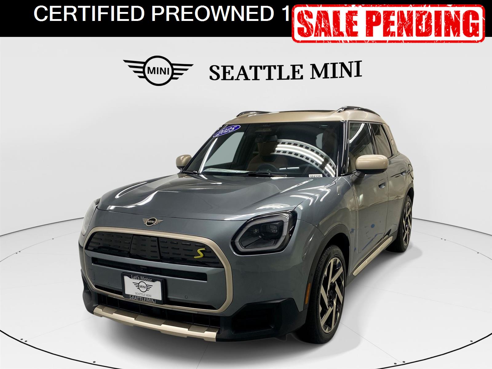2025 MINI Countryman Verde (Smokey Green Metallic) SUV/Crossover Tracción en las cuatro ruedas 1 velocidad Automática