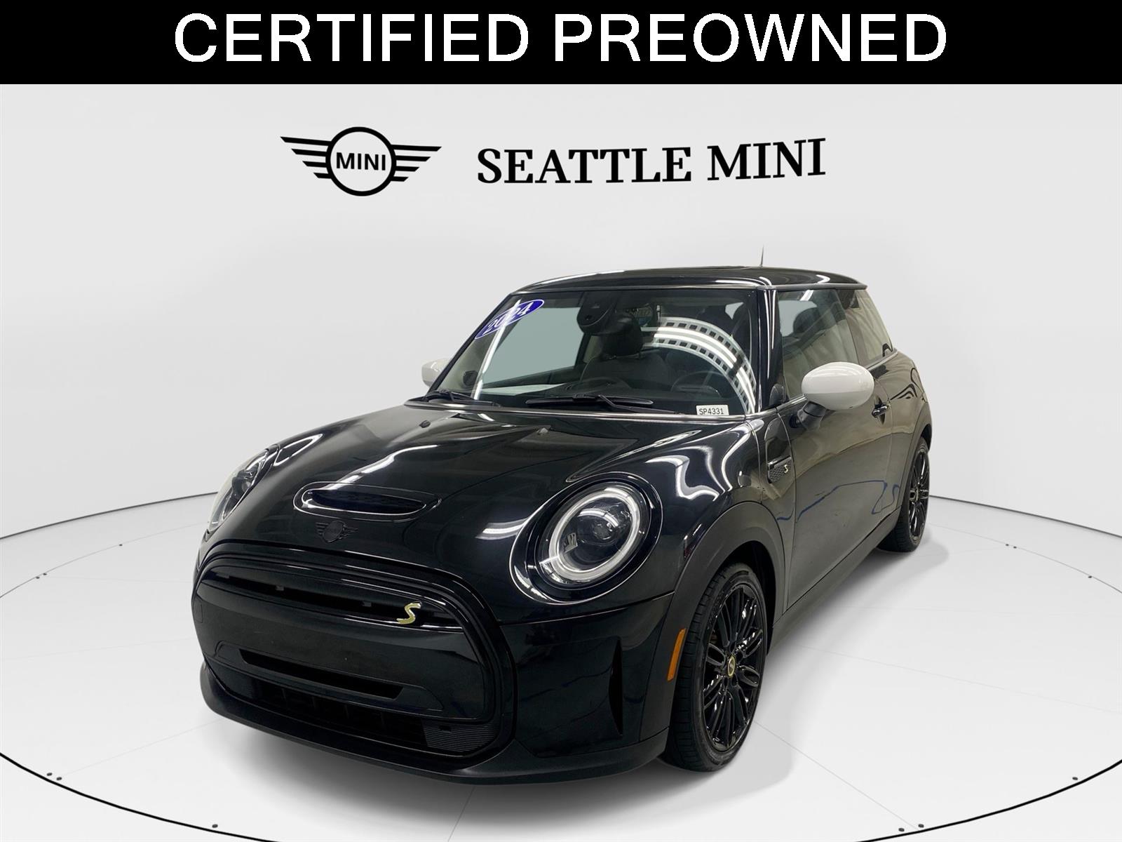 Midnight Black II 2024 MINI Cooper Hatchback Front-Wheel Drive 1-Speed Automatic