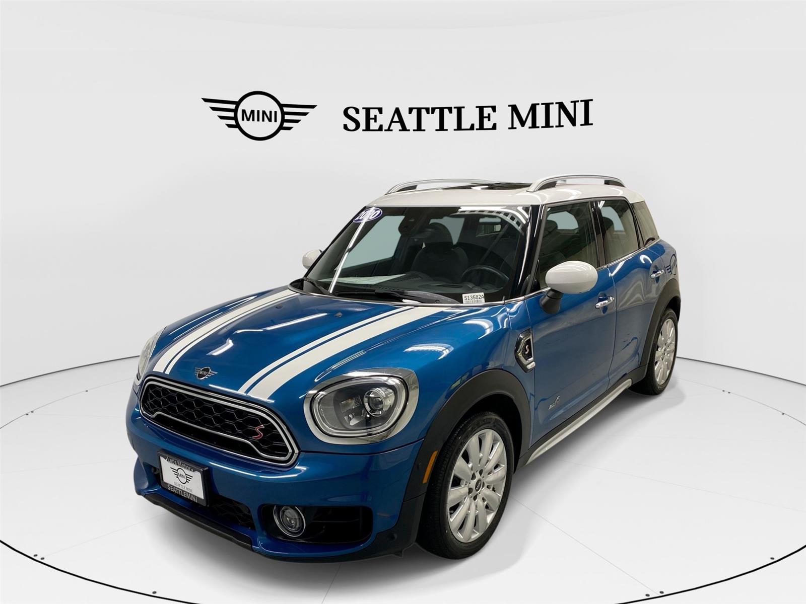 Island Blue Metallic 2020 MINI Countryman SUV / Crossover All-Wheel Drive 8-Speed Automatic