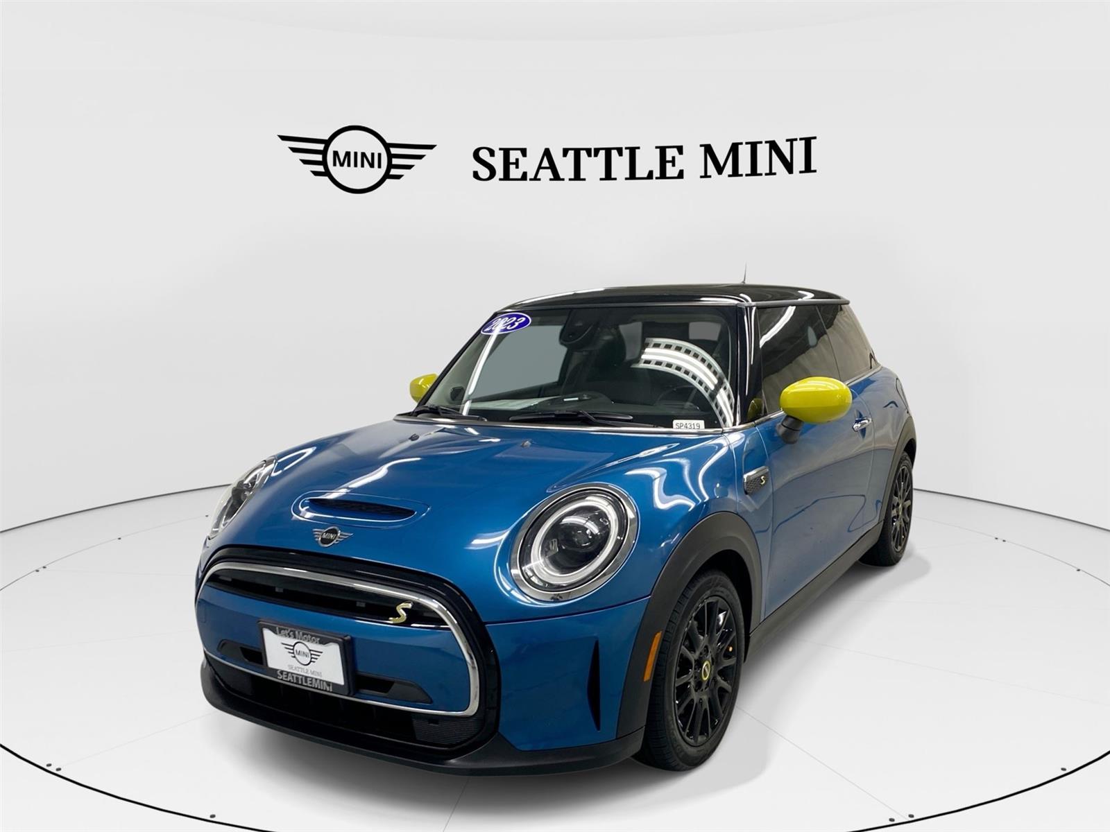 Island Blue Metallic 2023 MINI Cooper Hatchback Front-Wheel Drive 1-Speed Automatic