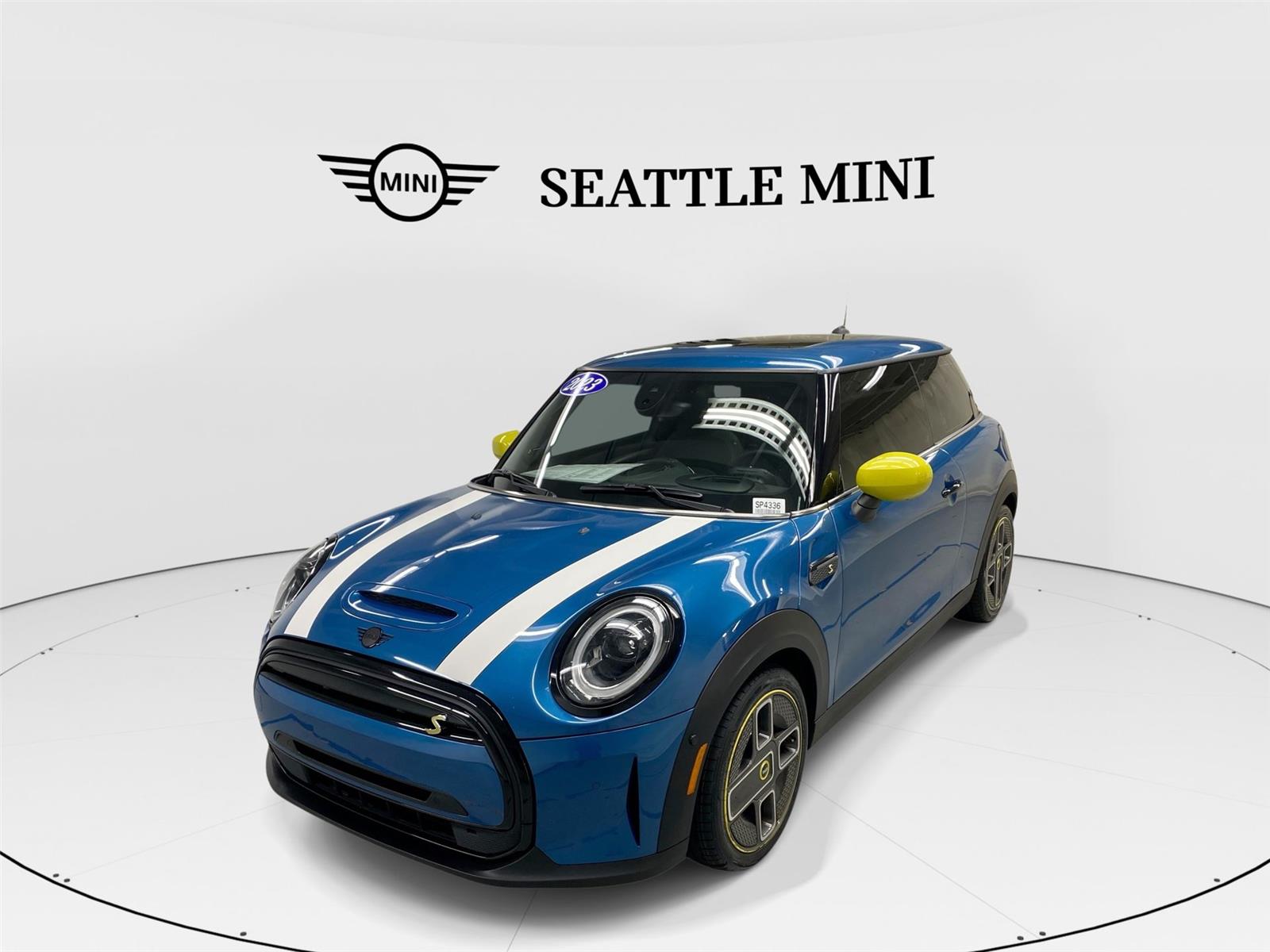 Island Blue Metallic 2023 MINI Cooper Hatchback Front-Wheel Drive 1-Speed Automatic