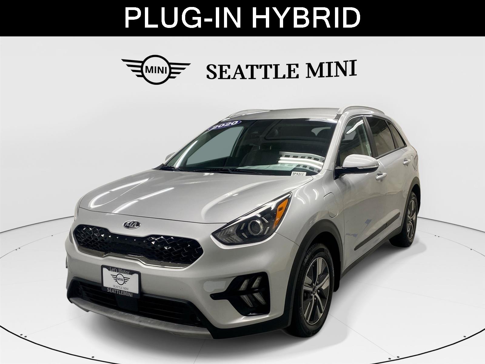 Silky Silver 2020 Kia Niro Hybrid Plug-In SUV / Crossover Front-Wheel Drive 6-Speed Automatic
