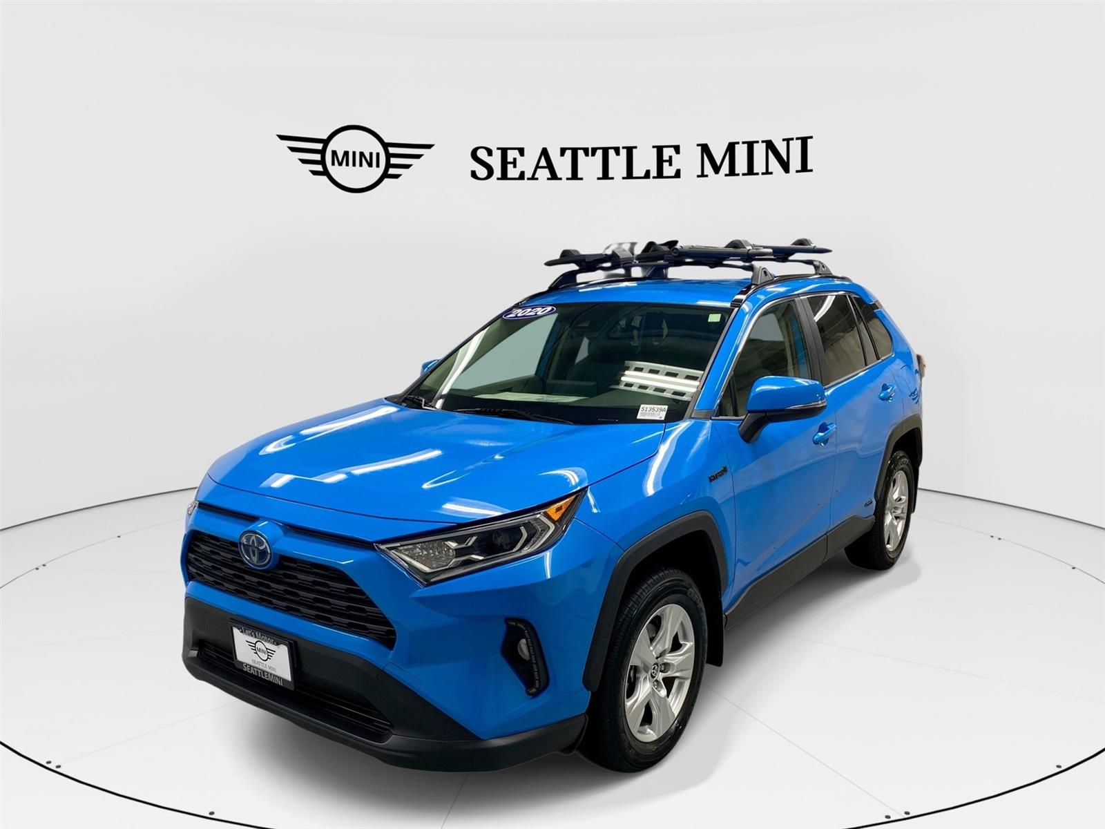Blue Flame 2020 Toyota RAV4 Hybrid SUV / Crossover All-Wheel Drive Continuously Variable Transmission