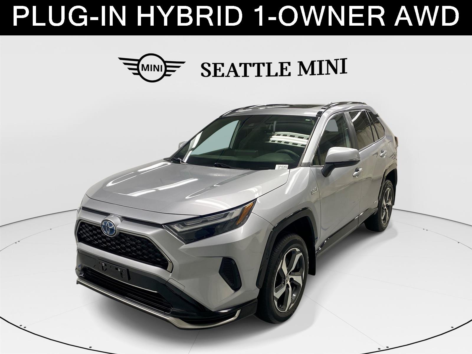 Silver Sky Metallic 2023 Toyota RAV4 Prime SUV / Crossover All-Wheel Drive Continuously Variable Transmission