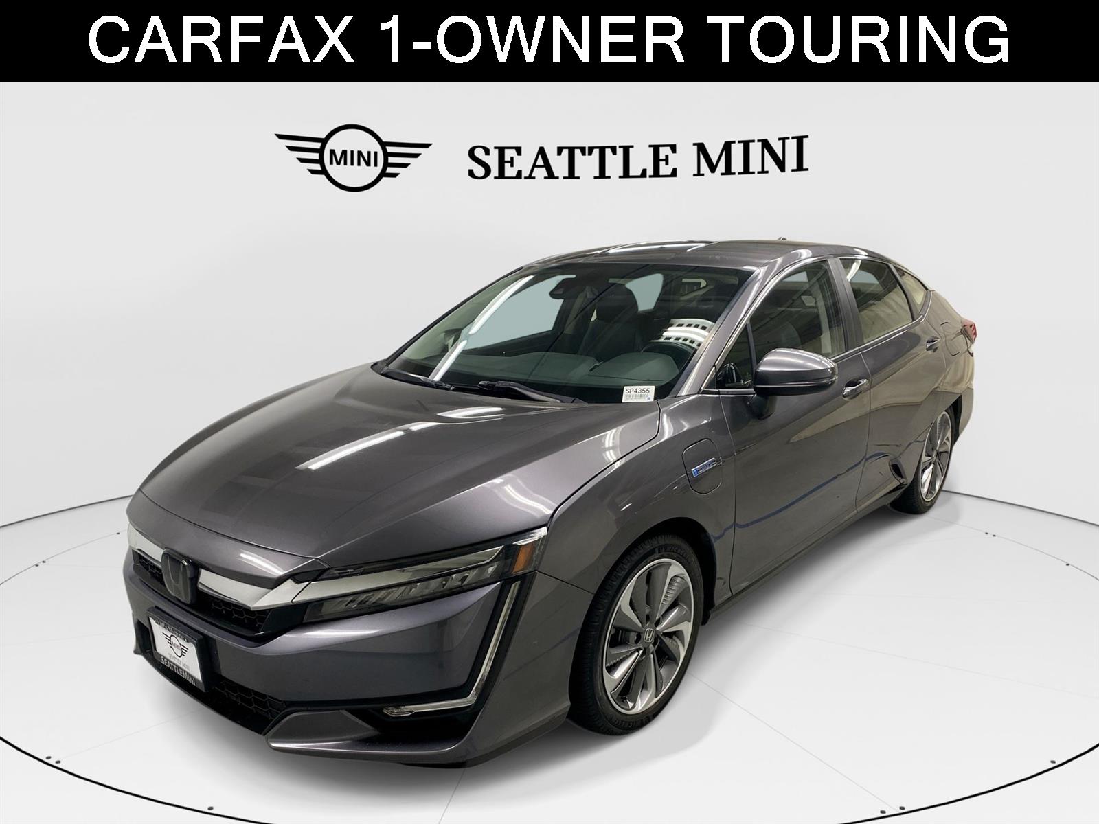 Gray (Modern Steel Metallic) 2019 Honda Clarity Hybrid Plug-In Sedan Front-Wheel Drive Continuously Variable Transmission