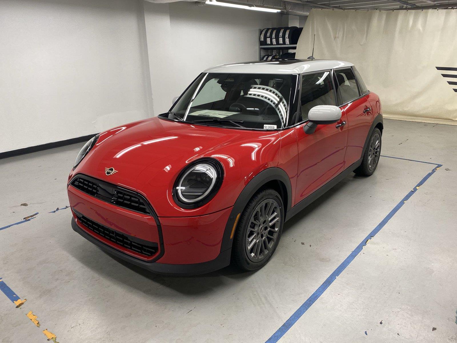 Chili Red II 2026 MINI Cooper Hatchback Front-Wheel Drive 7-Speed Automatic