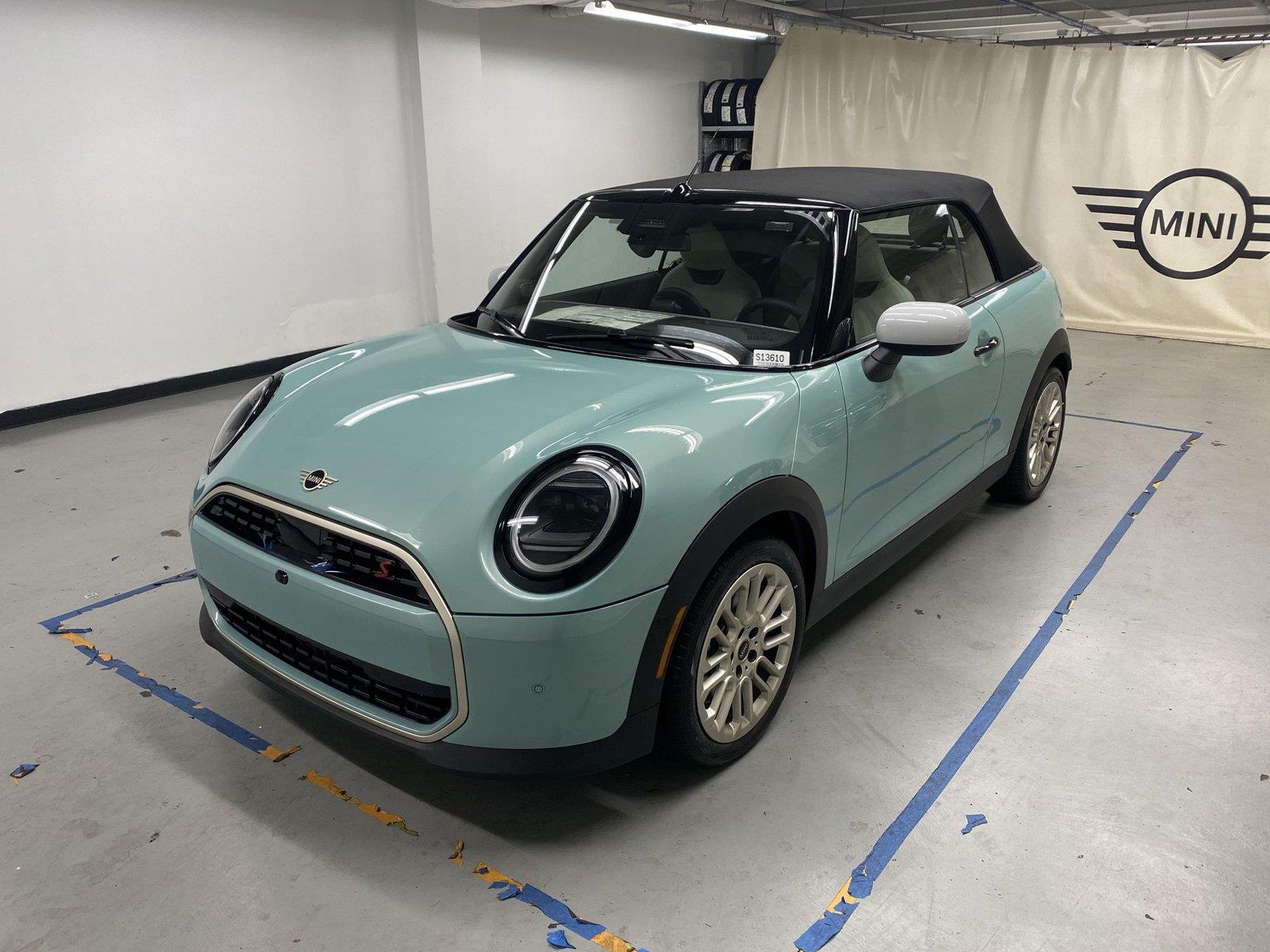Ocean Wave Green Metallic 2026 MINI Cooper Convertible Front-Wheel Drive 7-Speed Automatic