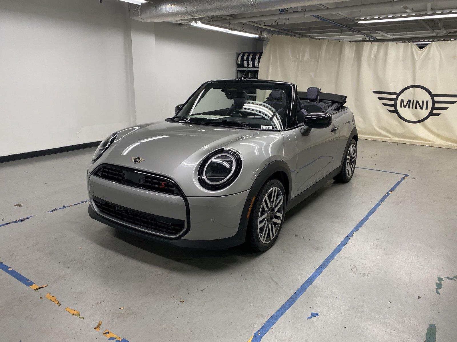 Melting Silver III Metallic 2026 MINI Cooper Convertible Front-Wheel Drive 7-Speed Automatic