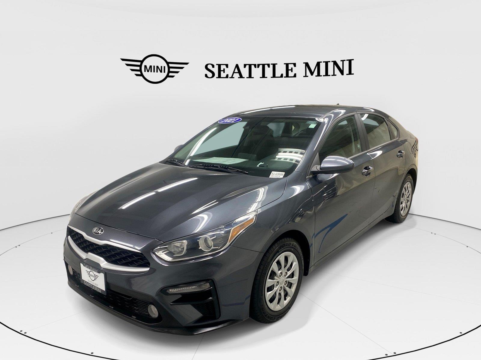 Gravity Gray 2021 Kia Forte Sedan Front-Wheel Drive Automatic
