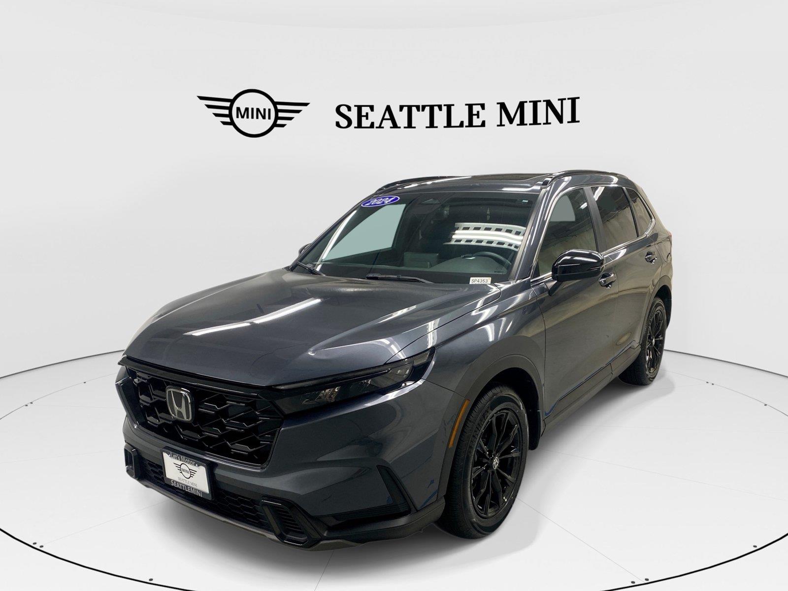 Meteorite Gray Metallic 2024 Honda CR-V Hybrid SUV / Crossover All-Wheel Drive Continuously Variable Transmission