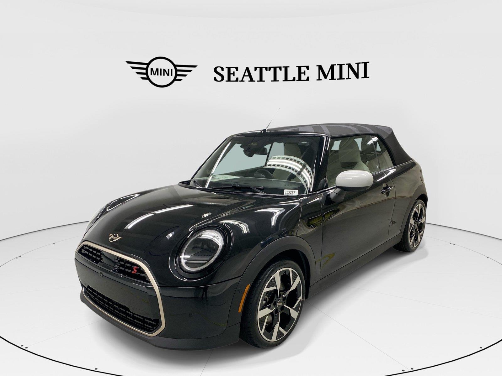 Midnight Black II Metallic 2026 MINI Cooper Convertible Front-Wheel Drive 7-Speed Automatic