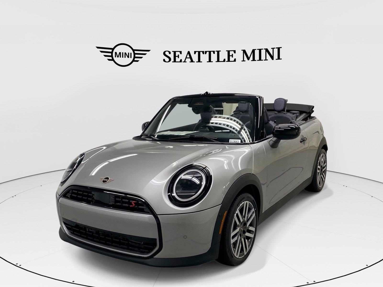 Melting Silver III Metallic 2026 MINI Cooper Convertible Front-Wheel Drive 7-Speed Automatic