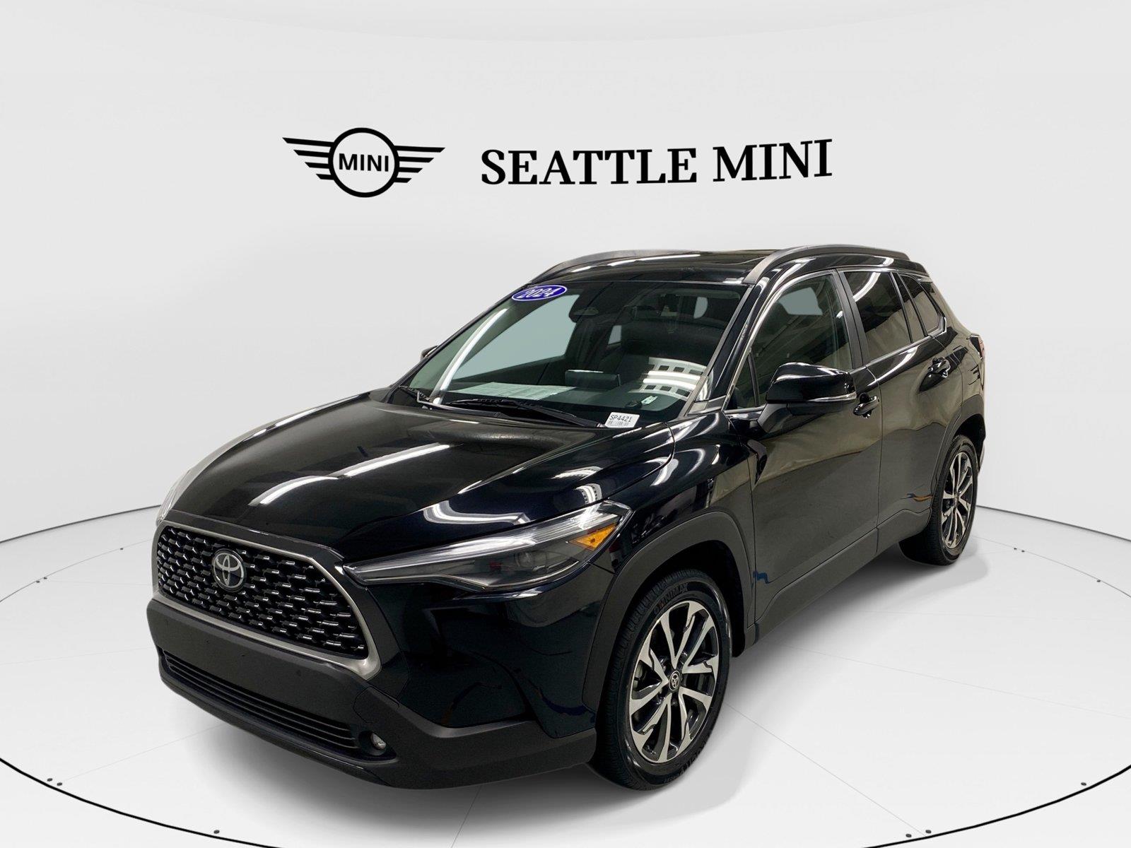 Jet Black 2024 Toyota Corolla Cross SUV / Crossover All-Wheel Drive Continuously Variable Transmission