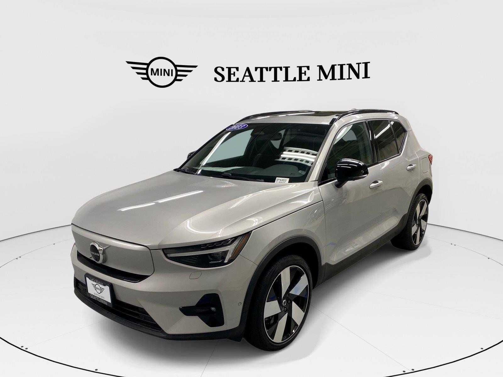 Silver Dawn Metallic 2023 Volvo XC40 Recharge SUV / Crossover All-Wheel Drive 1-Speed Automatic