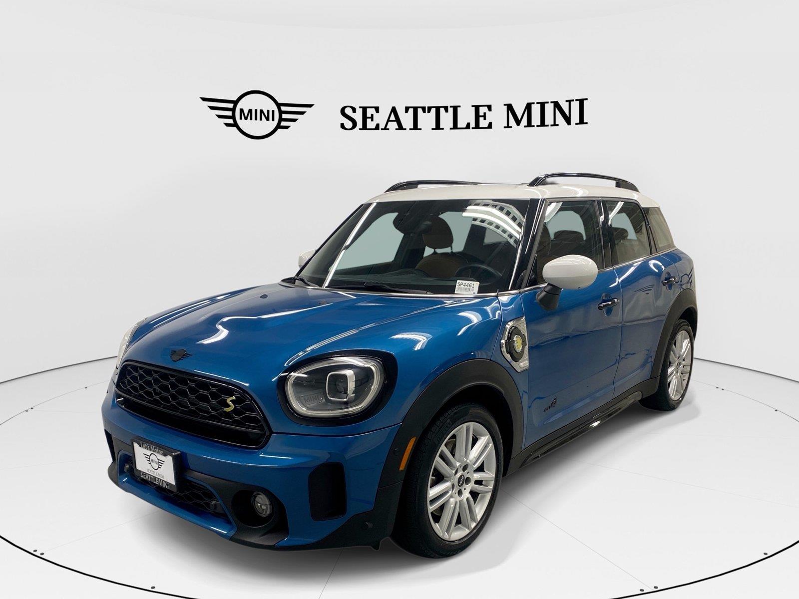 Island Blue Metallic 2023 MINI Countryman Hybrid Plug-in SUV / Crossover All-Wheel Drive 6-Speed Automatic