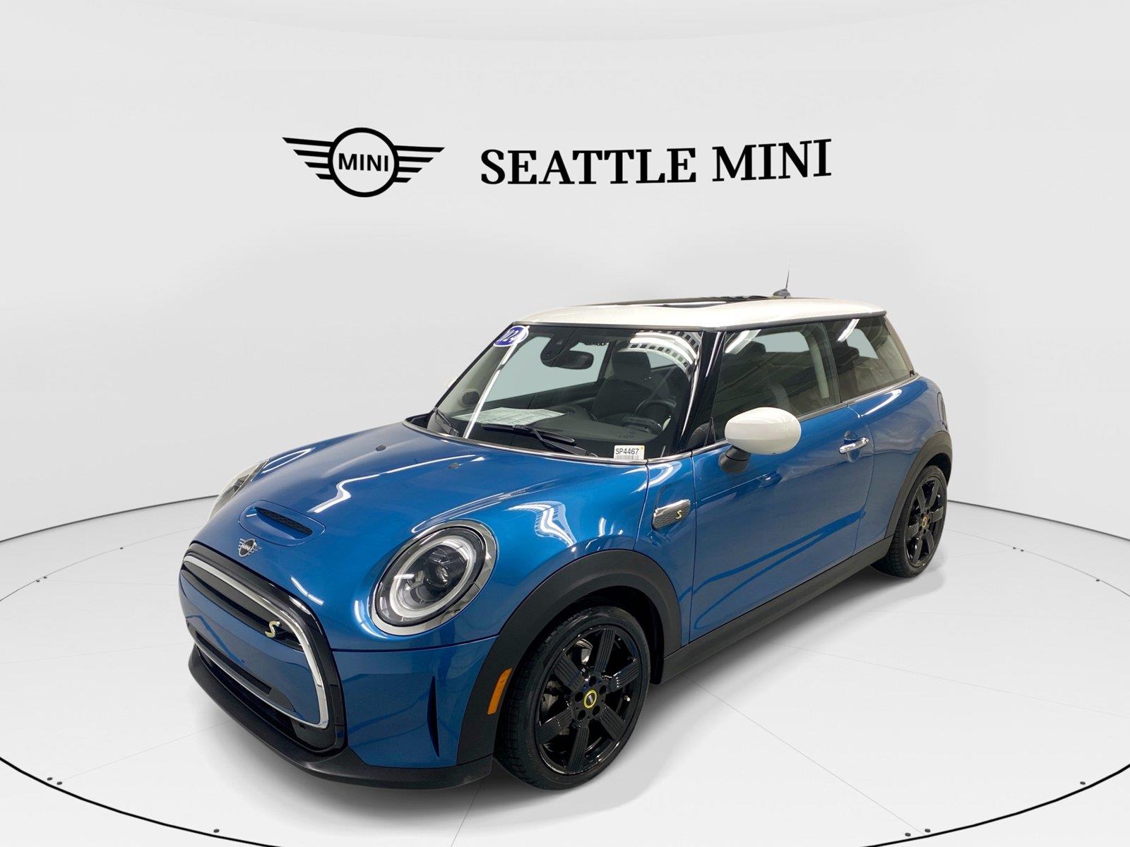 Island Blue Metallic 2024 MINI Cooper Hatchback Front-Wheel Drive 1-Speed Automatic