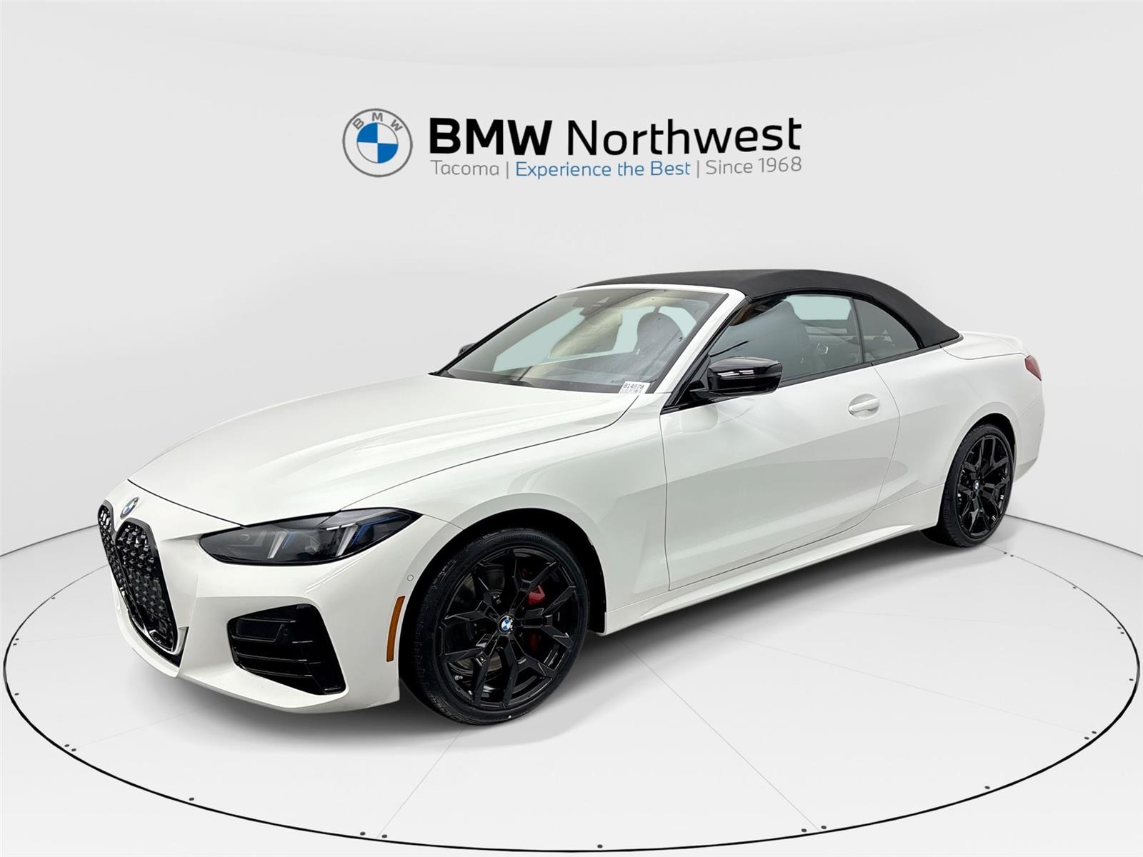 Alpine White 2026 BMW 4 Series Convertible All-Wheel Drive 8-Speed Automatic