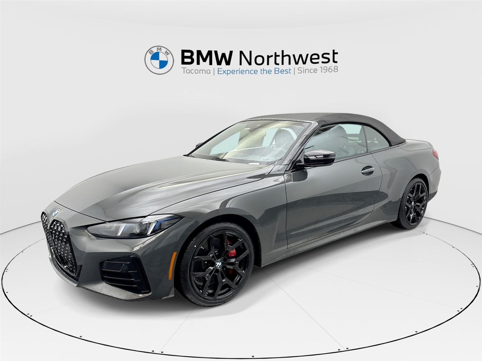 Gray (Dravit Grey Metallic) 2026 BMW 4 Series Convertible All-Wheel Drive 8-Speed Automatic