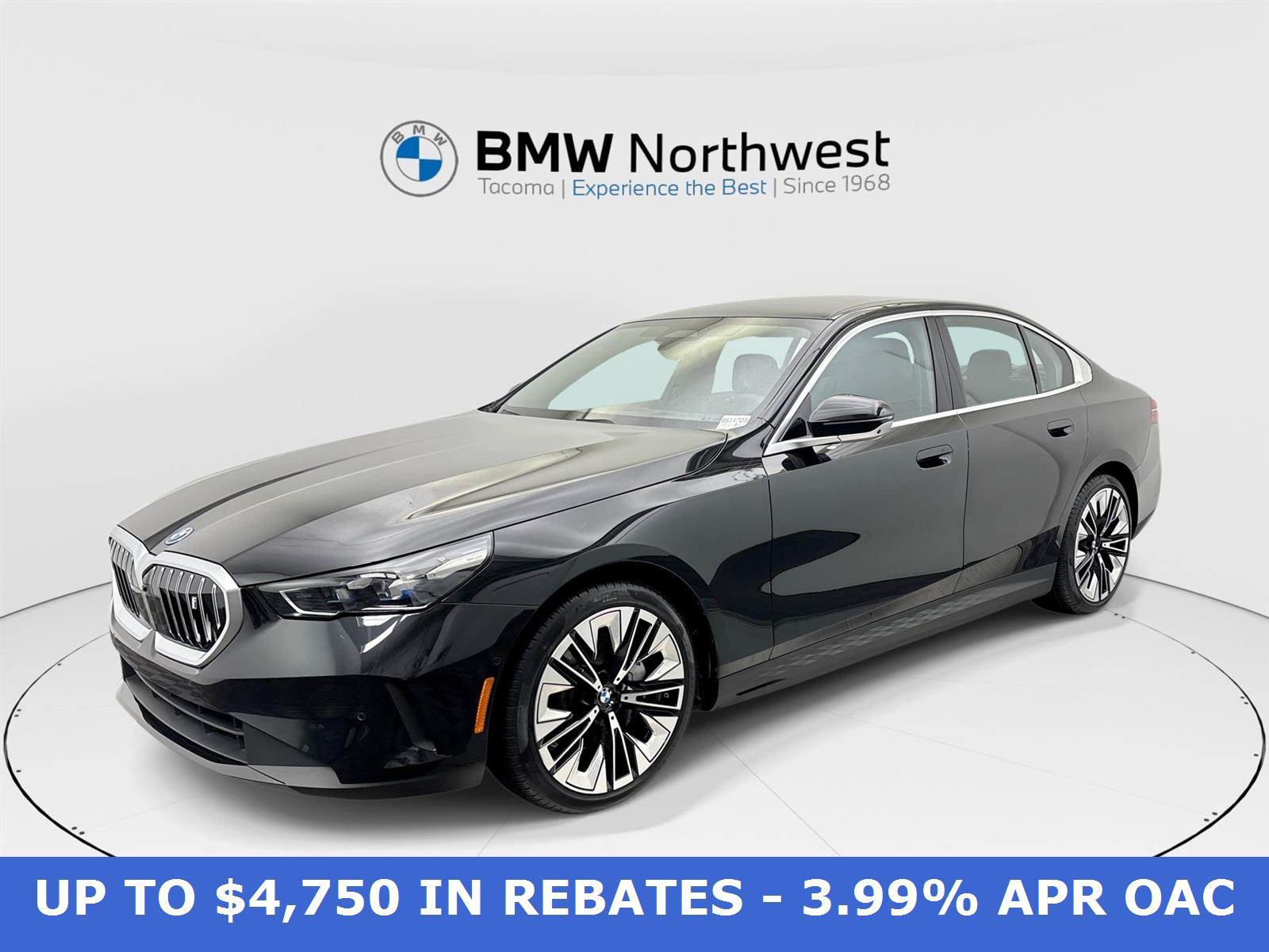 Black Sapphire Metallic 2026 BMW i5 eDrive40 Sedan Rear-Wheel Drive 1-Speed Automatic