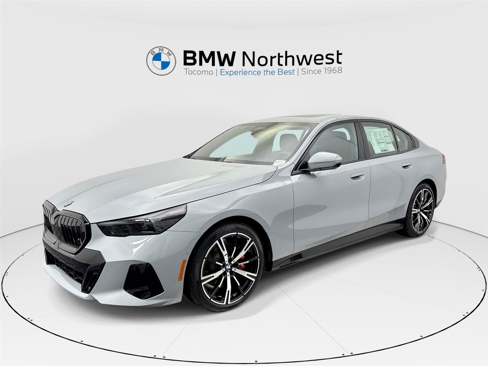 Gray (Brooklyn Grey Metallic) 2026 BMW 5 Series Sedan Rear-Wheel Drive 8-Speed Automatic