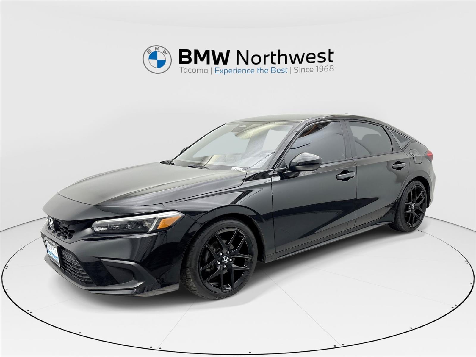 Crystal Black Pearl 2022 Honda Civic Hatchback Sport FWD Hatchback Front-Wheel Drive Continuously Variable Transmission