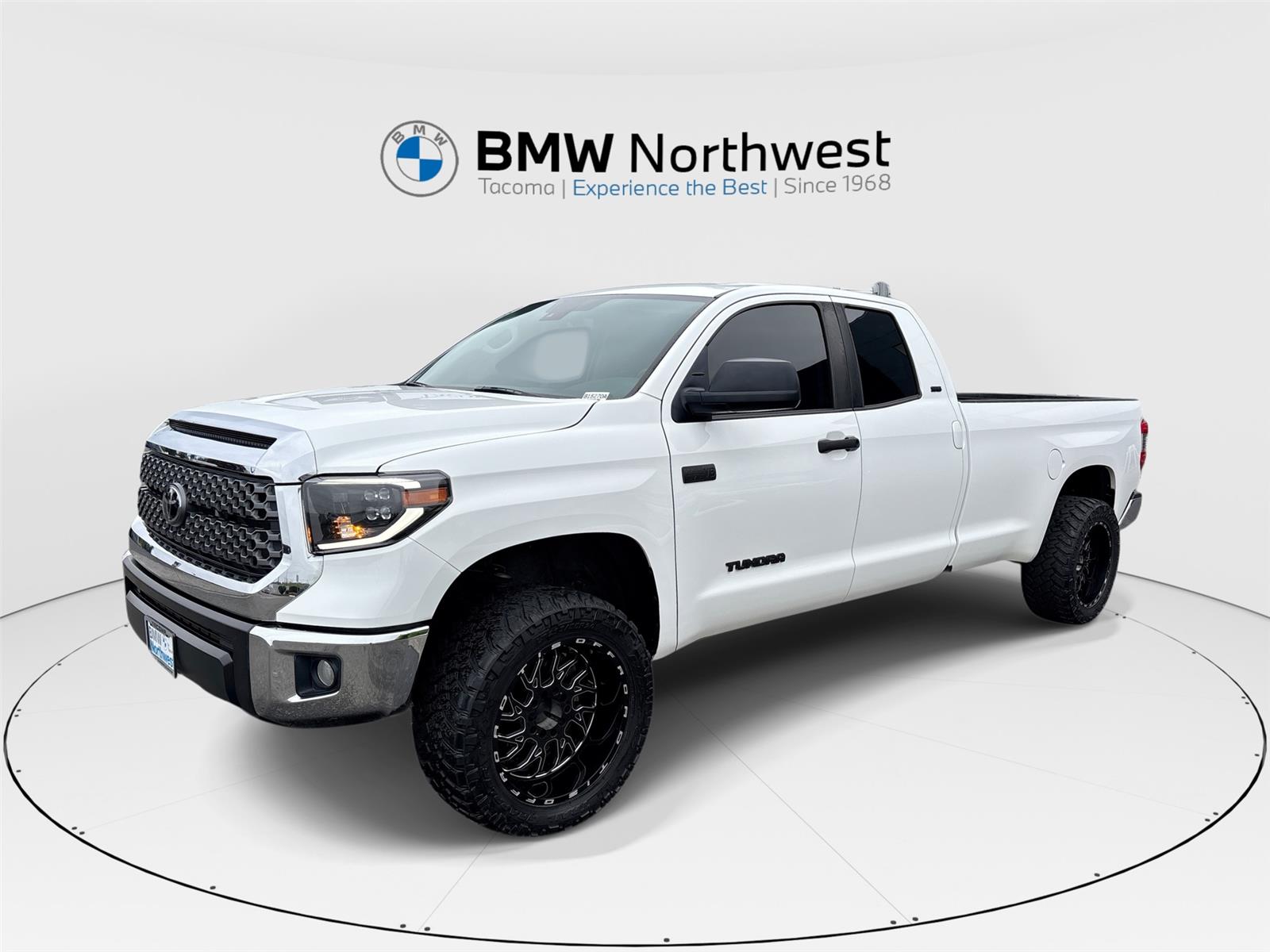 Super White 2020 Toyota Tundra SR5 Double Cab LB 4WD Pickup Truck Four-Wheel Drive 6-Speed Automatic
