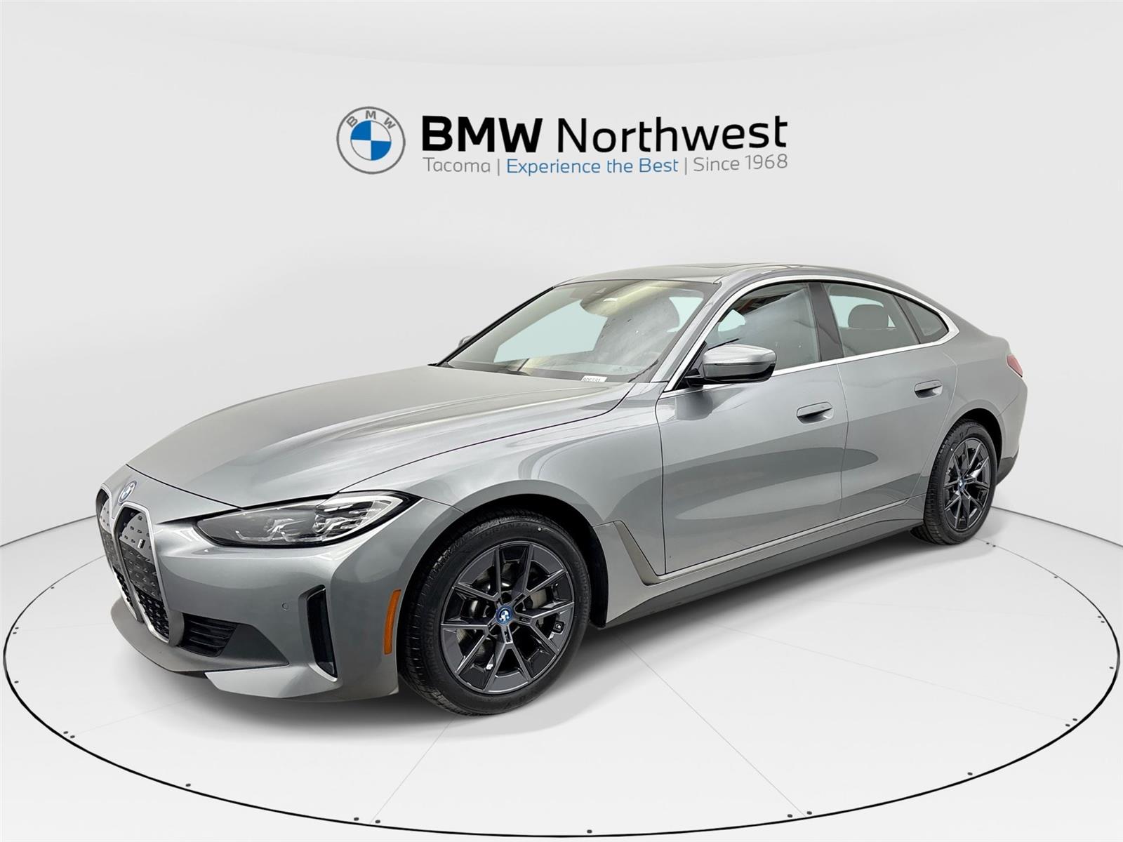 Gray (Skyscraper Grey Metallic) 2023 BMW i4 eDrive35 Gran Coupe RWD Sedan Rear-Wheel Drive 1-Speed Automatic