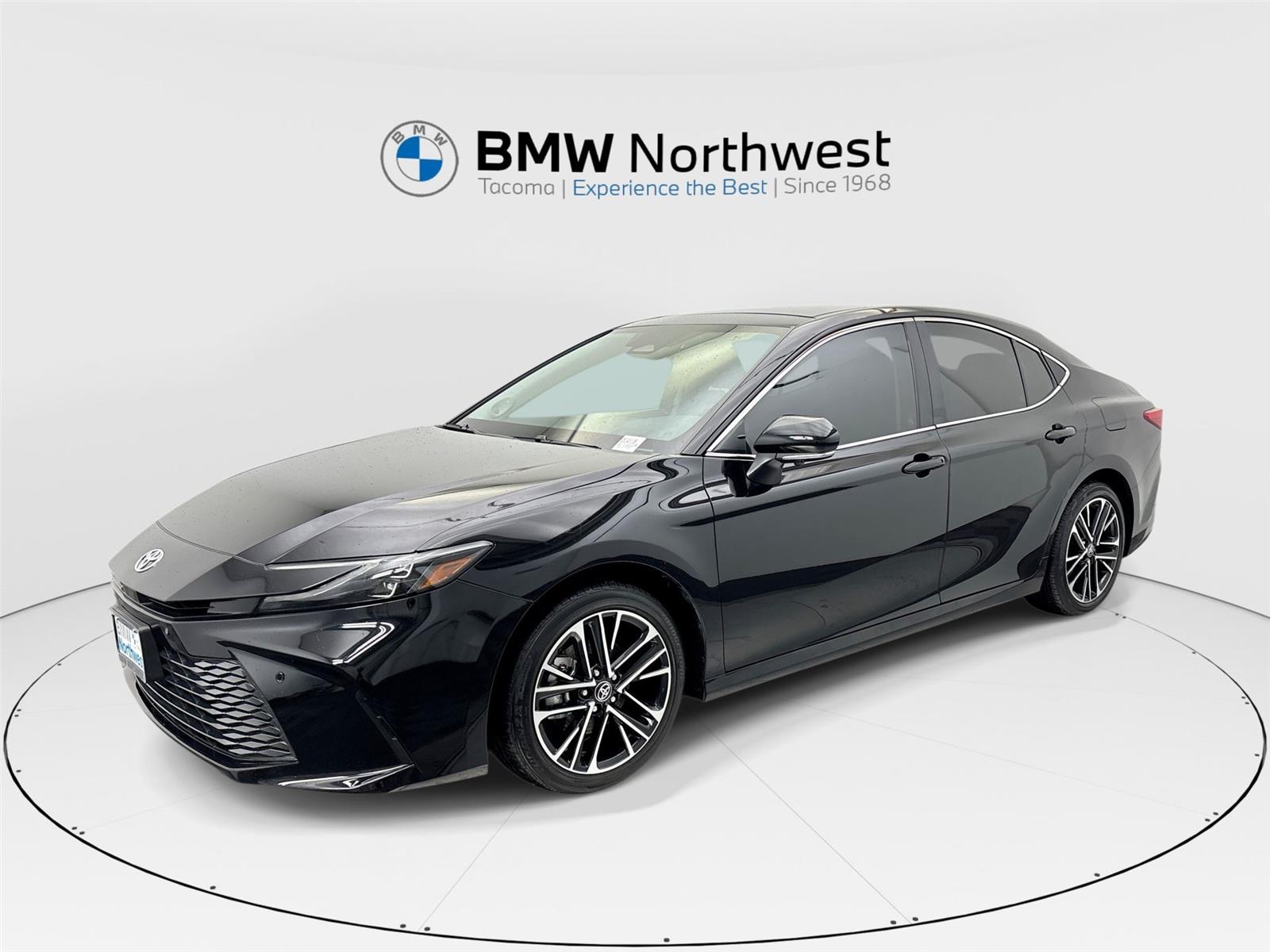 Midnight Black Metallic 2025 Toyota Camry Sedan All-Wheel Drive Continuously Variable Transmission